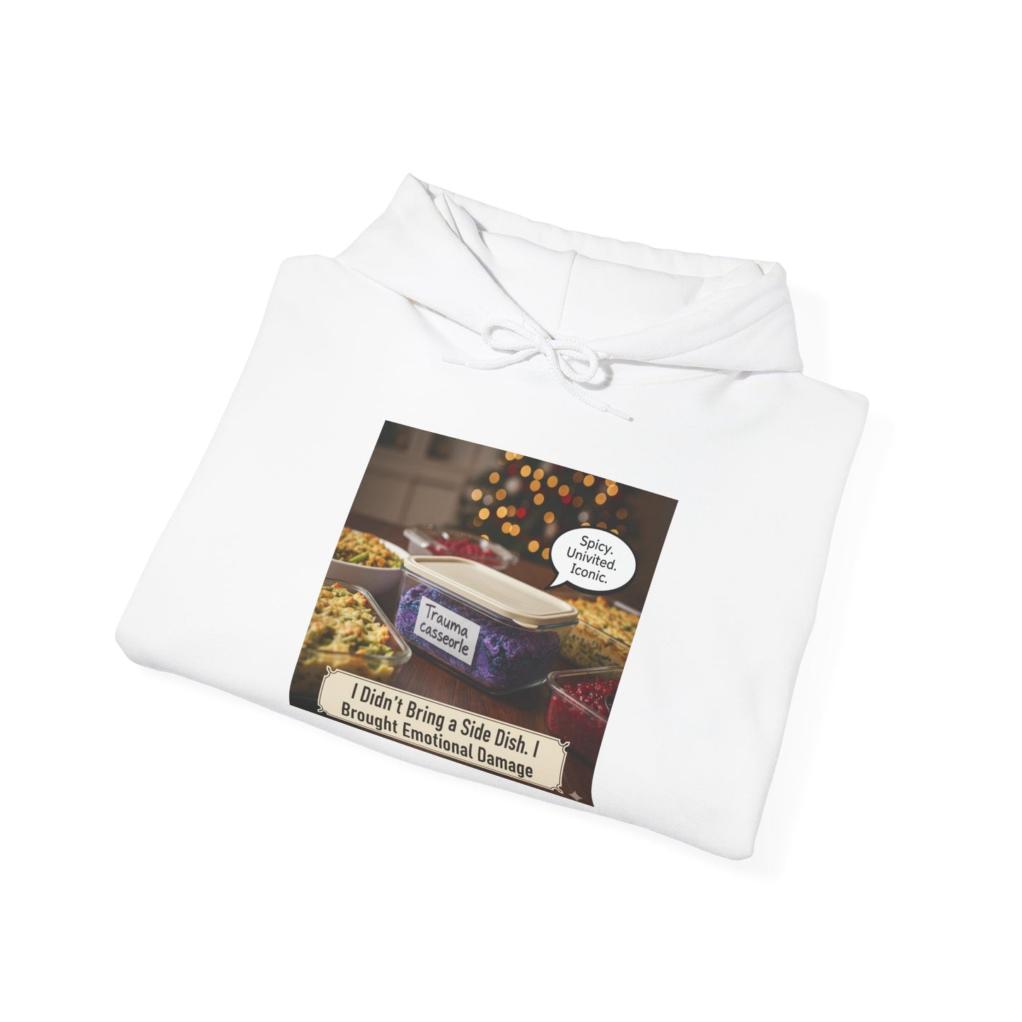 Humorous Holiday Sweatshirt, Funny Christmas Gift, Cozy Hoodie for Friends, Unisex Hoodie for Events, Quirky Sweater for Winter