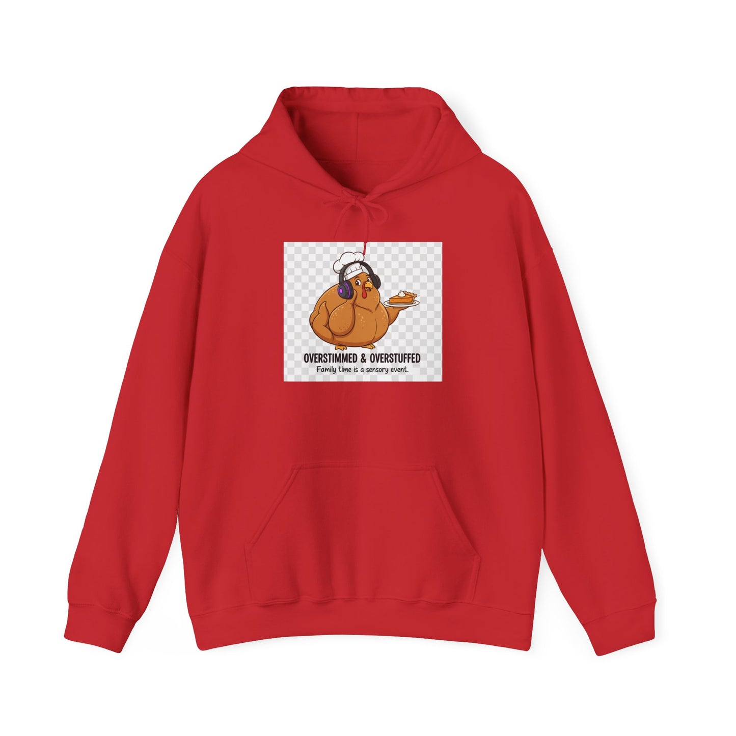 Funny Thanksgiving Hoodie, Oversized Hooded Sweatshirt, Gifts for Foodies, Cozy Fall Apparel, Thanksgiving Dinner Outfit, Holiday Clothing