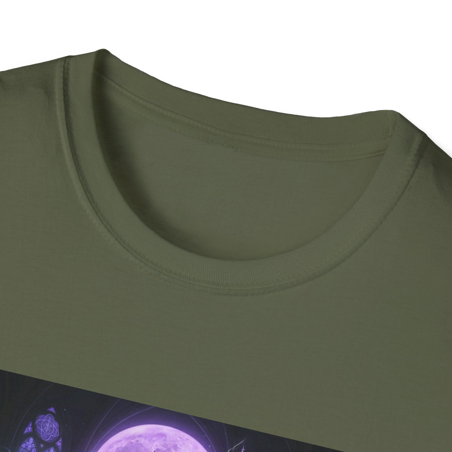 Empowering Gothic Fantasy Tee – Angelic Warrior & Dragon Design