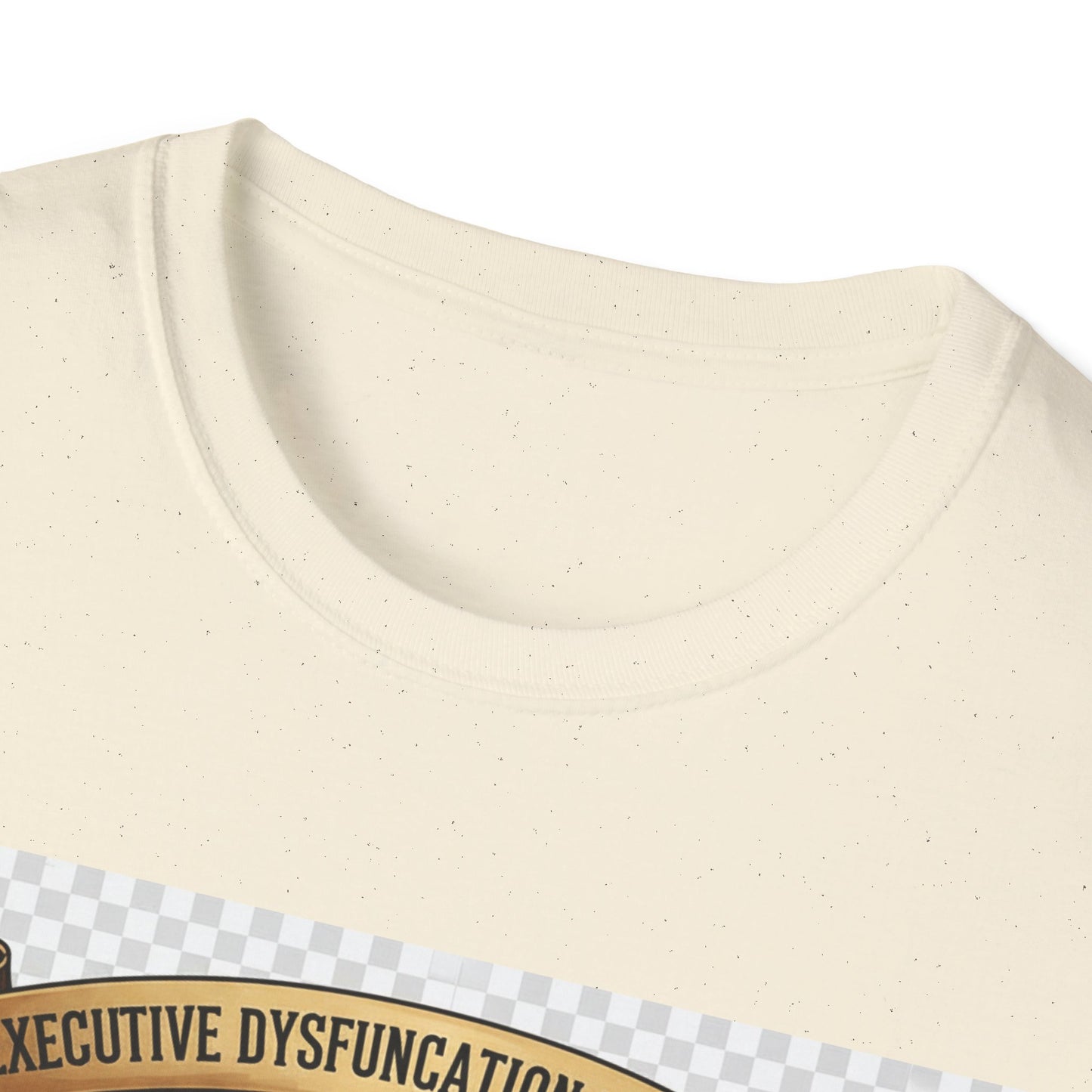 Executive Dysfunction University T-Shirt | Anime Overthinker’s Guild Tee, ADHD Humor Shirt, Otaku Academia Pride Top