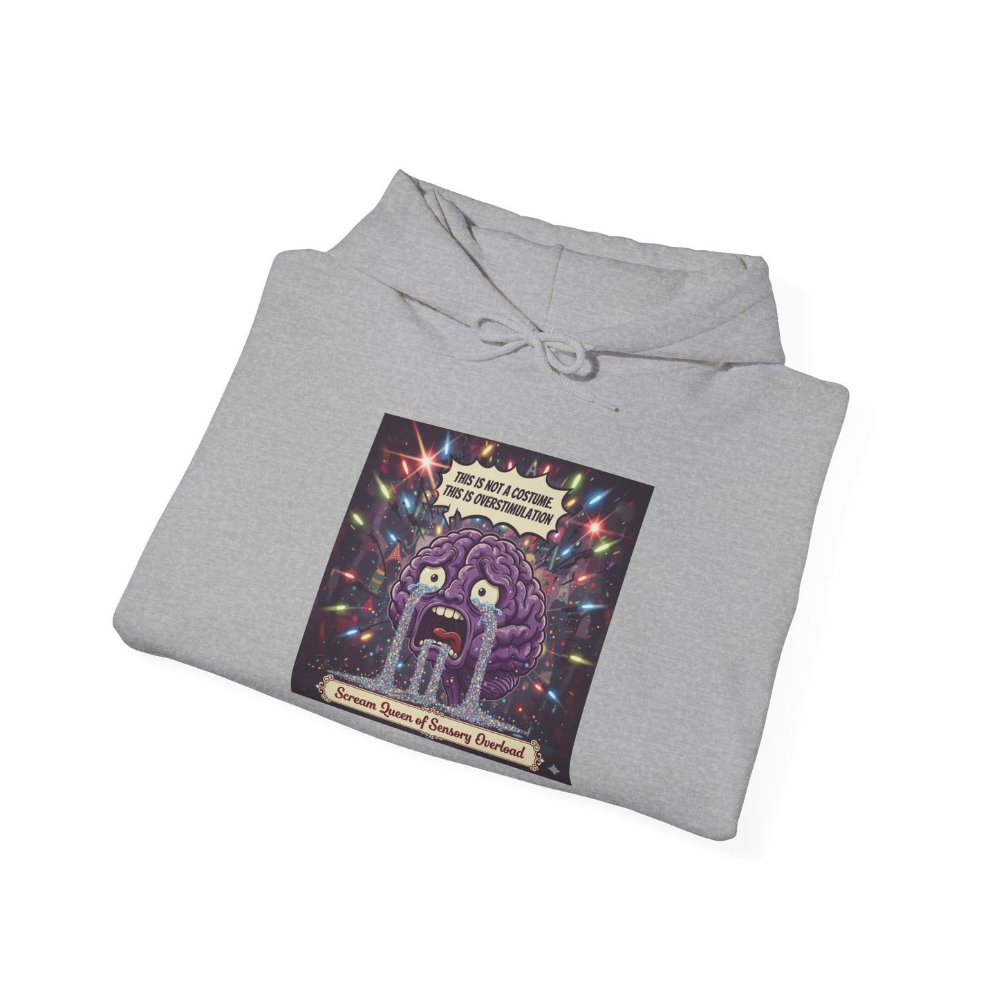 Cozy Graphic Hoodie with Fun Design, Unisex Sweatshirt for Casual Wear, Gift for Friends, Holiday Apparel, Comfortable Layering