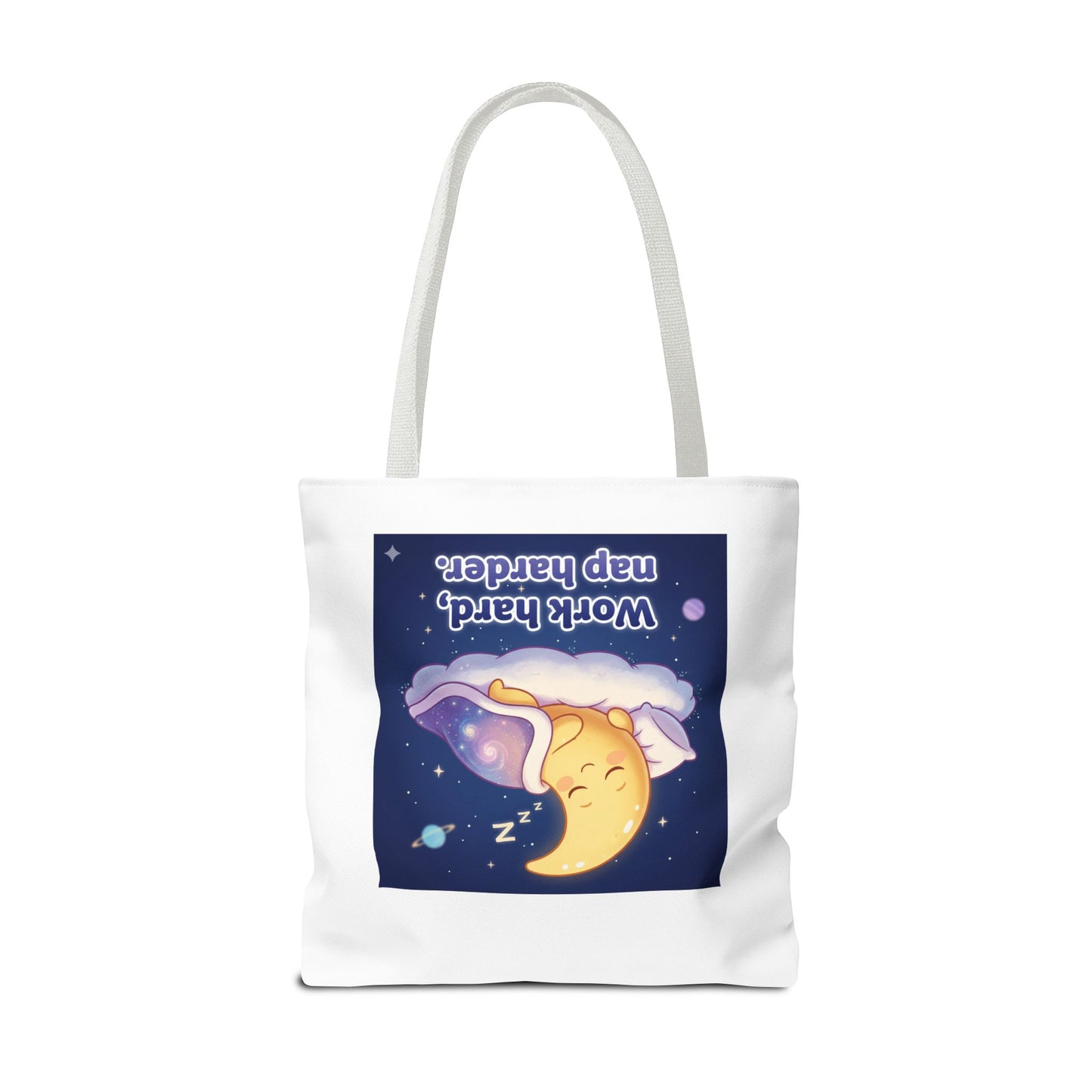 Whimsical Tote Bag Featuring 'Work Hard, Nap Harder' Design | Ideal for Students, Busy Moms, and Gift Giving | Perfect for Everyday, [...]