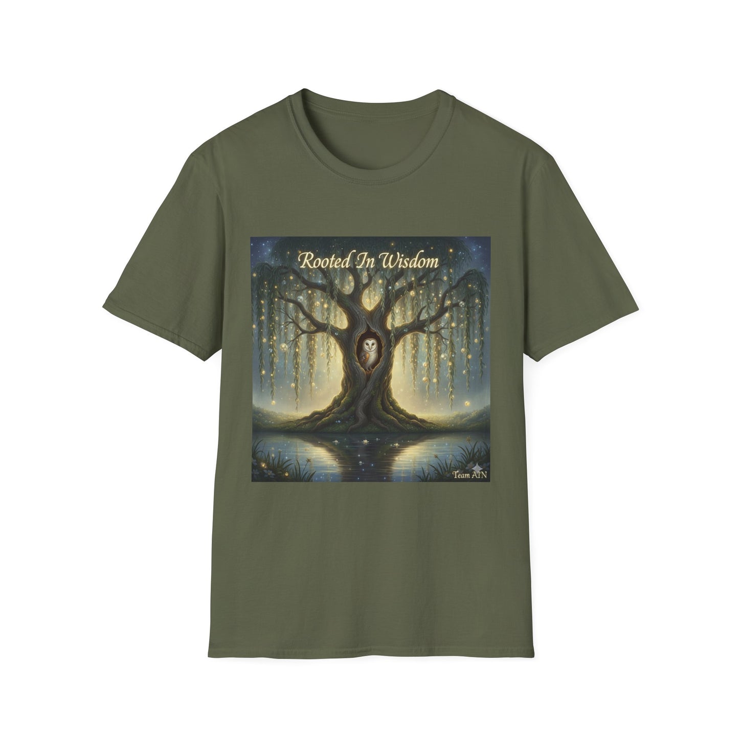 Rooted in Wisdom Tree T-Shirt, Inspiring Tee, Unisex Gift, Tree of Life Shirt, Nature Lover Apparel, Spiritual Clothing