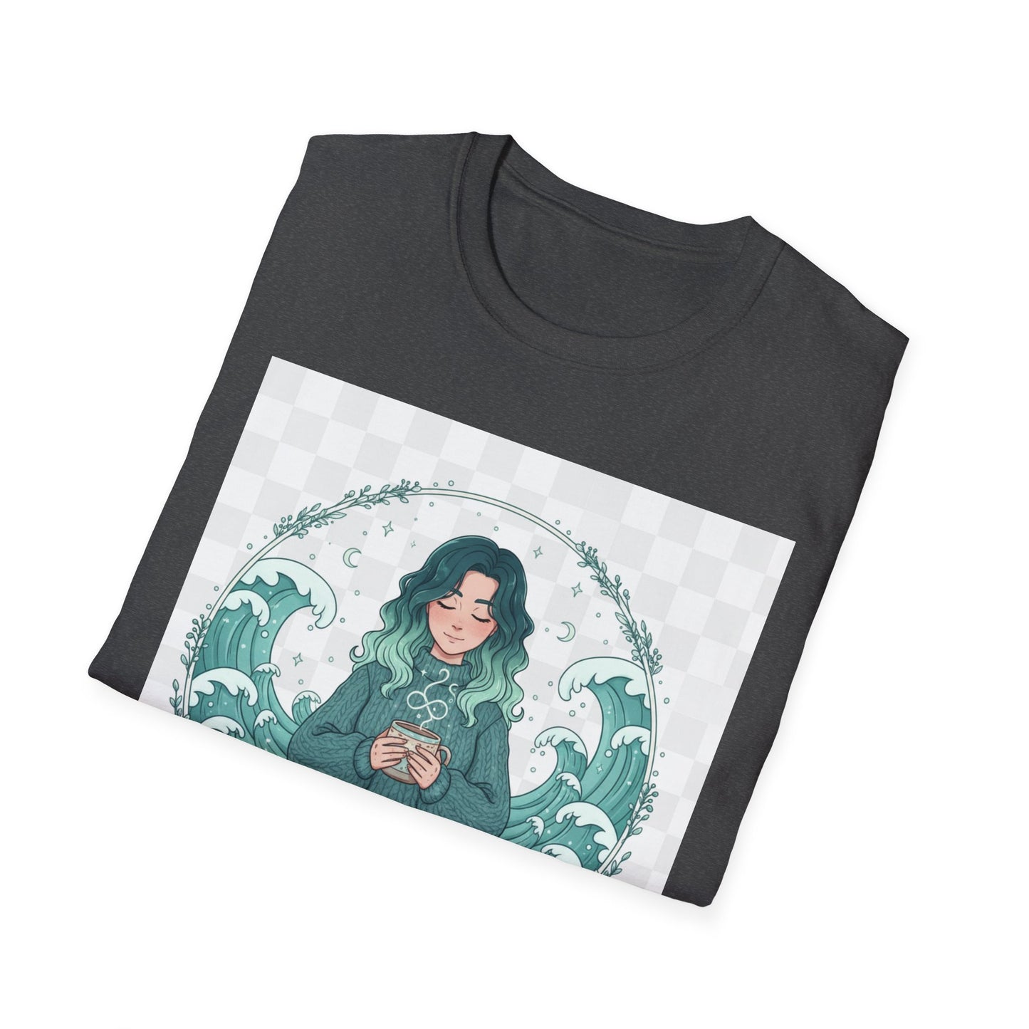 Enchanting My Nervous System T-Shirt | Cozy Mindfulness Tee, Neurospicy Self-Care Shirt, Calm Aesthetic Anime Top