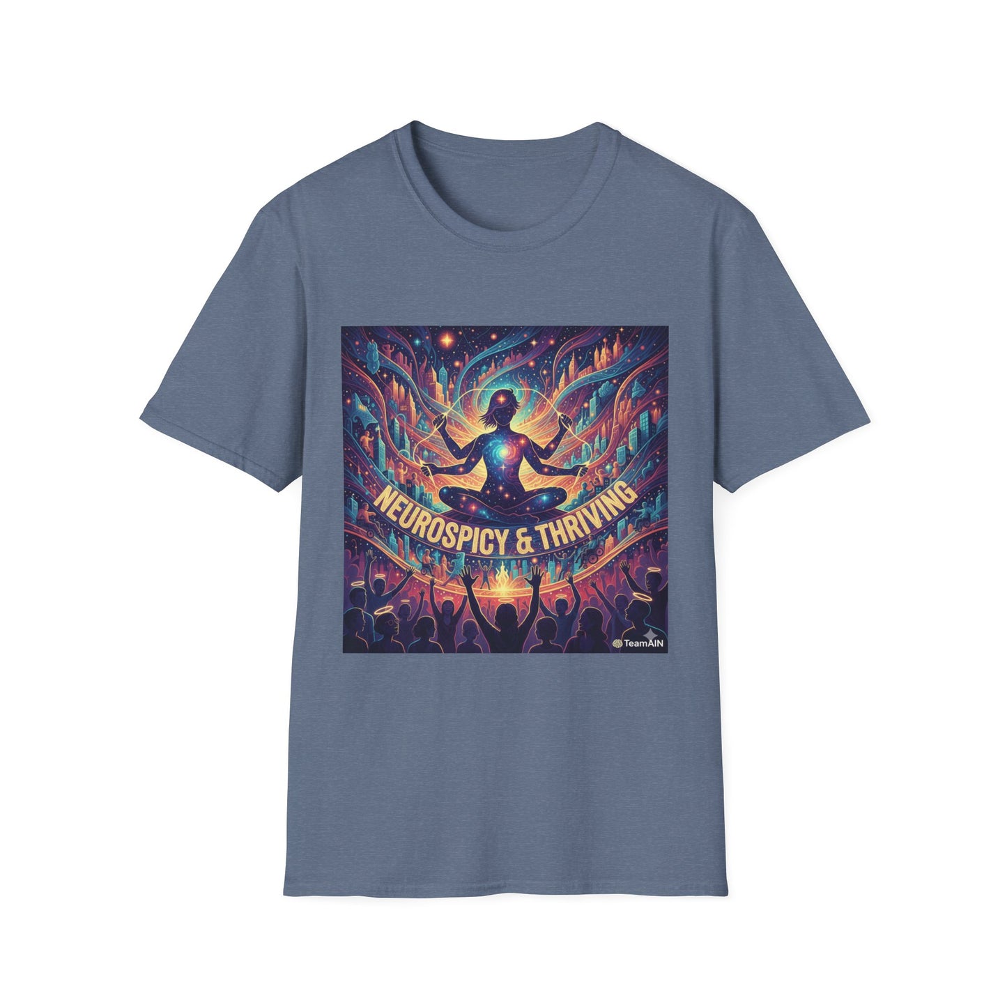 Cosmic Thriving T-Shirt – Vibrant Spiritual Energy & Creative Expression Tee
