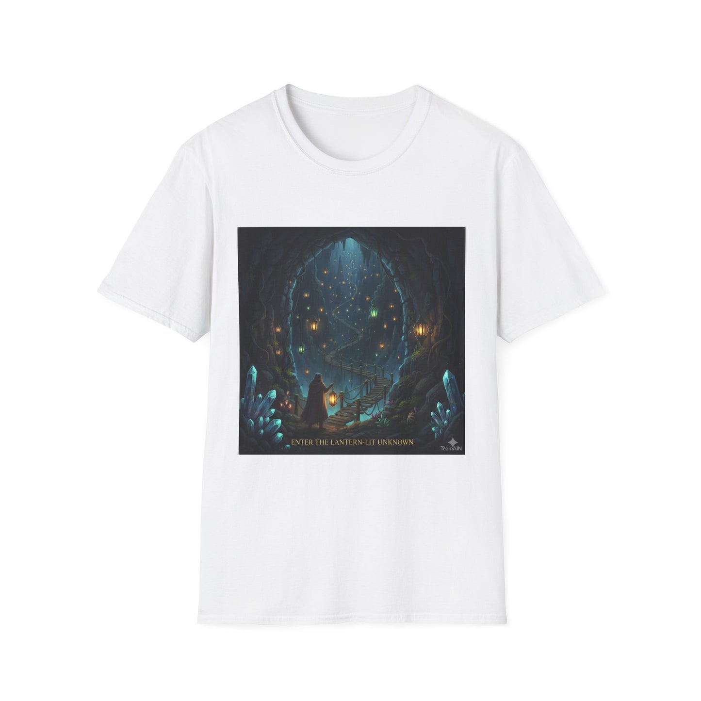 Magical Forest Adventure T-Shirt - Enchanted Glow, Perfect Gift for Nature Lovers, Starry Night Design, Casual Wear, Unisex Tee