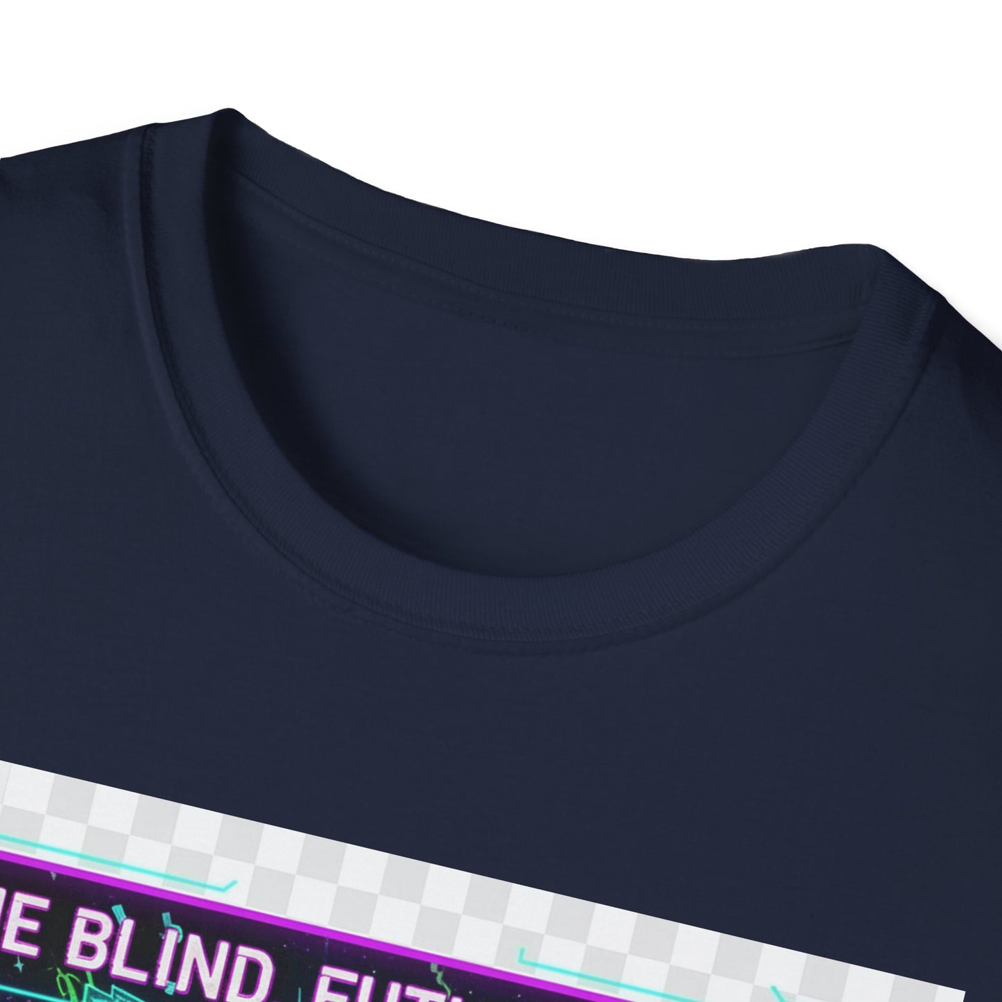 Cyberpunk Anime T-Shirt – ‘Time Blind Future Bright’ | Neurospicy Gamer Humor Tee, ADHD Pride Otaku Streetwear