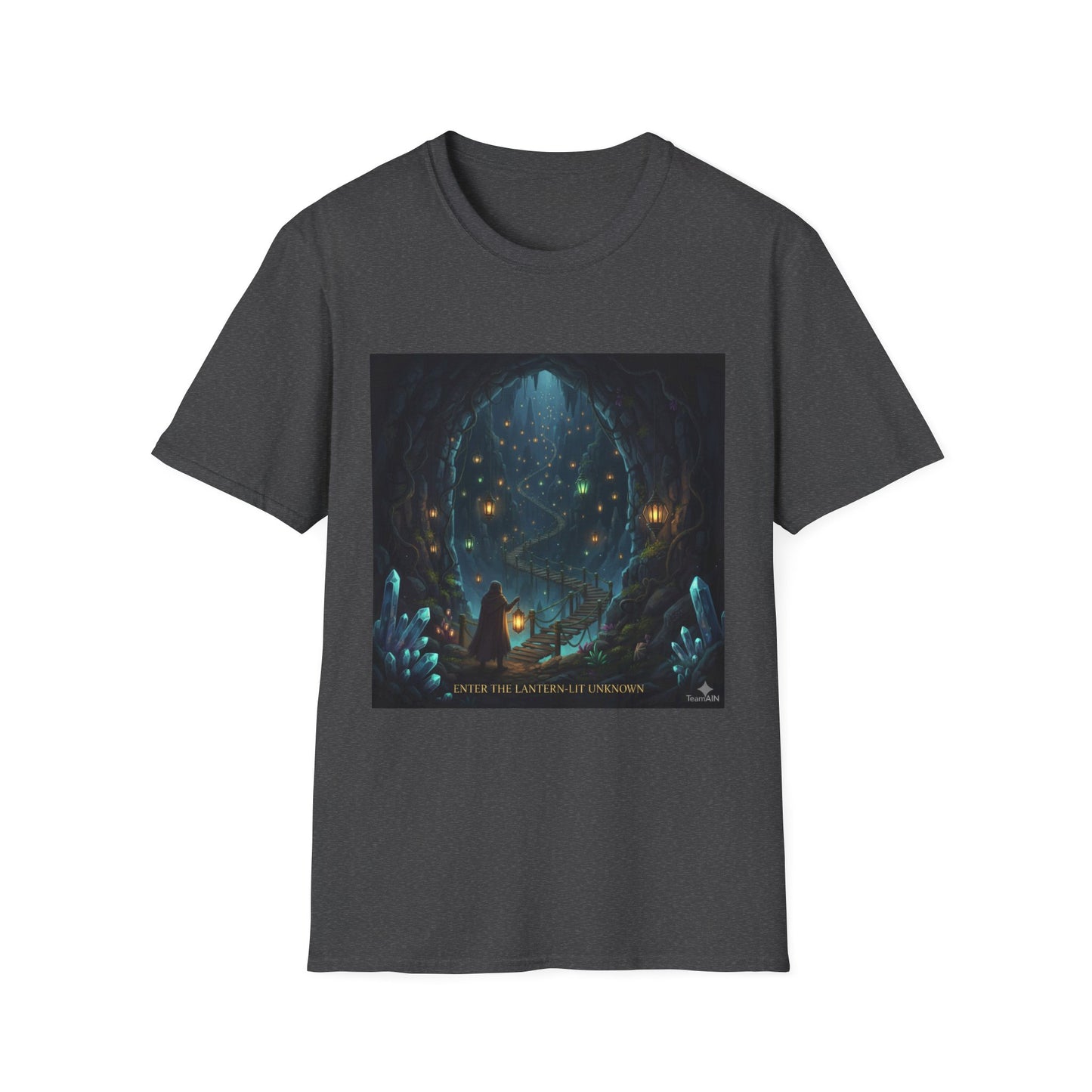 Magical Forest Adventure T-Shirt - Enchanted Glow, Perfect Gift for Nature Lovers, Starry Night Design, Casual Wear, Unisex Tee