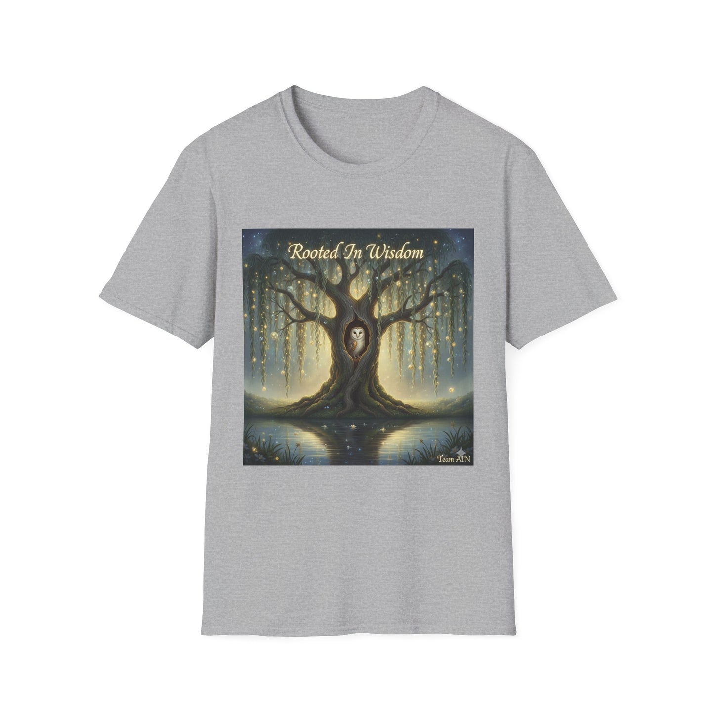 Rooted in Wisdom Tree T-Shirt, Inspiring Tee, Unisex Gift, Tree of Life Shirt, Nature Lover Apparel, Spiritual Clothing