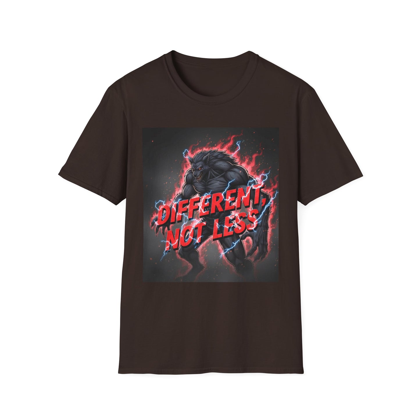 Midnight Werewolf T-Shirt – Gothic Fantasy Anime Aesthetic