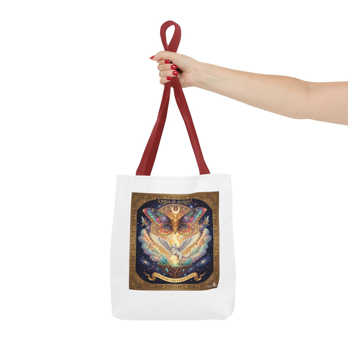 Mystical Butterfly Tote Bag, Bohemian Canvas Bag, Eco-Friendly Shopping Tote, Gypsy Gift, Art Print Bag, Festival Accessory