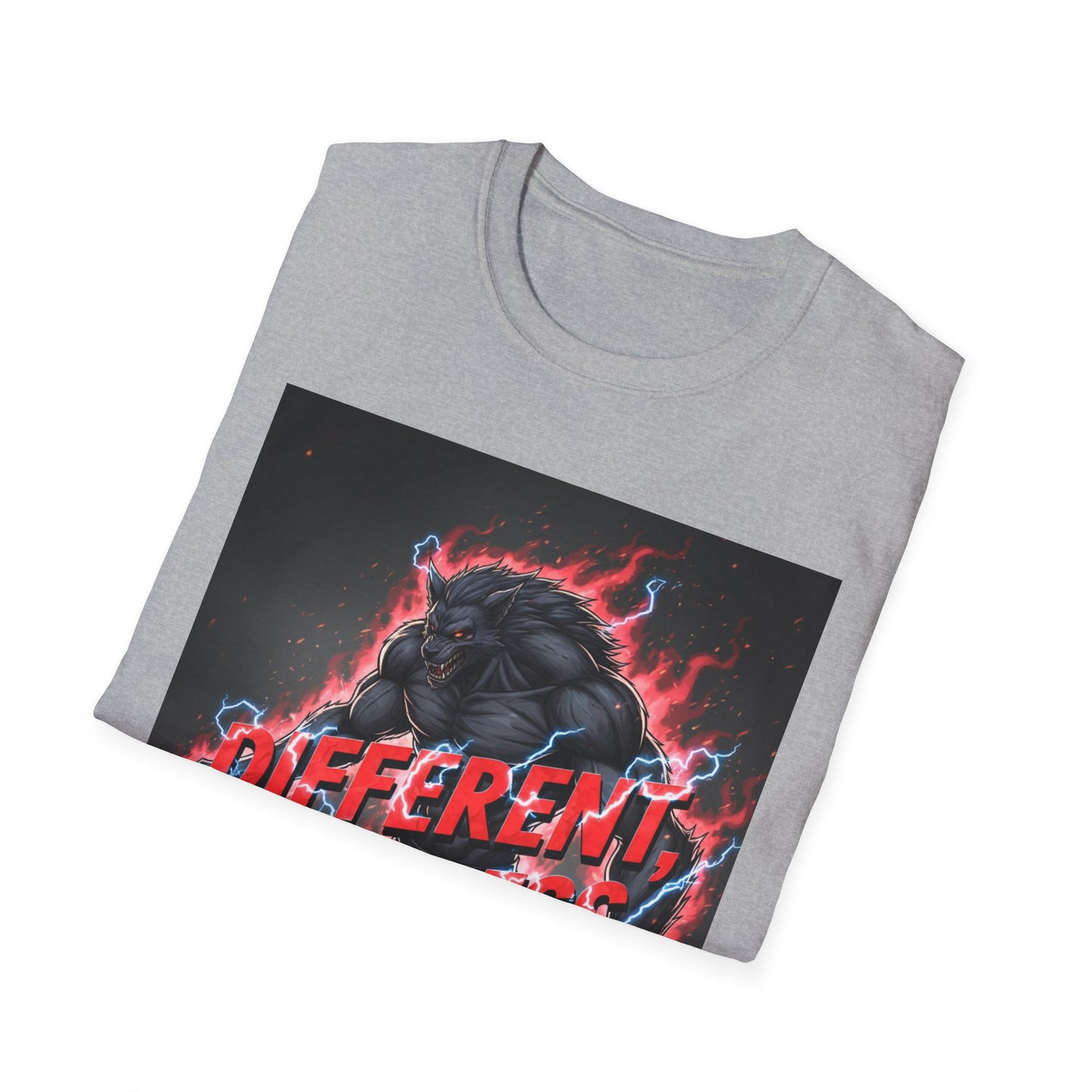 Midnight Werewolf T-Shirt – Gothic Fantasy Anime Aesthetic
