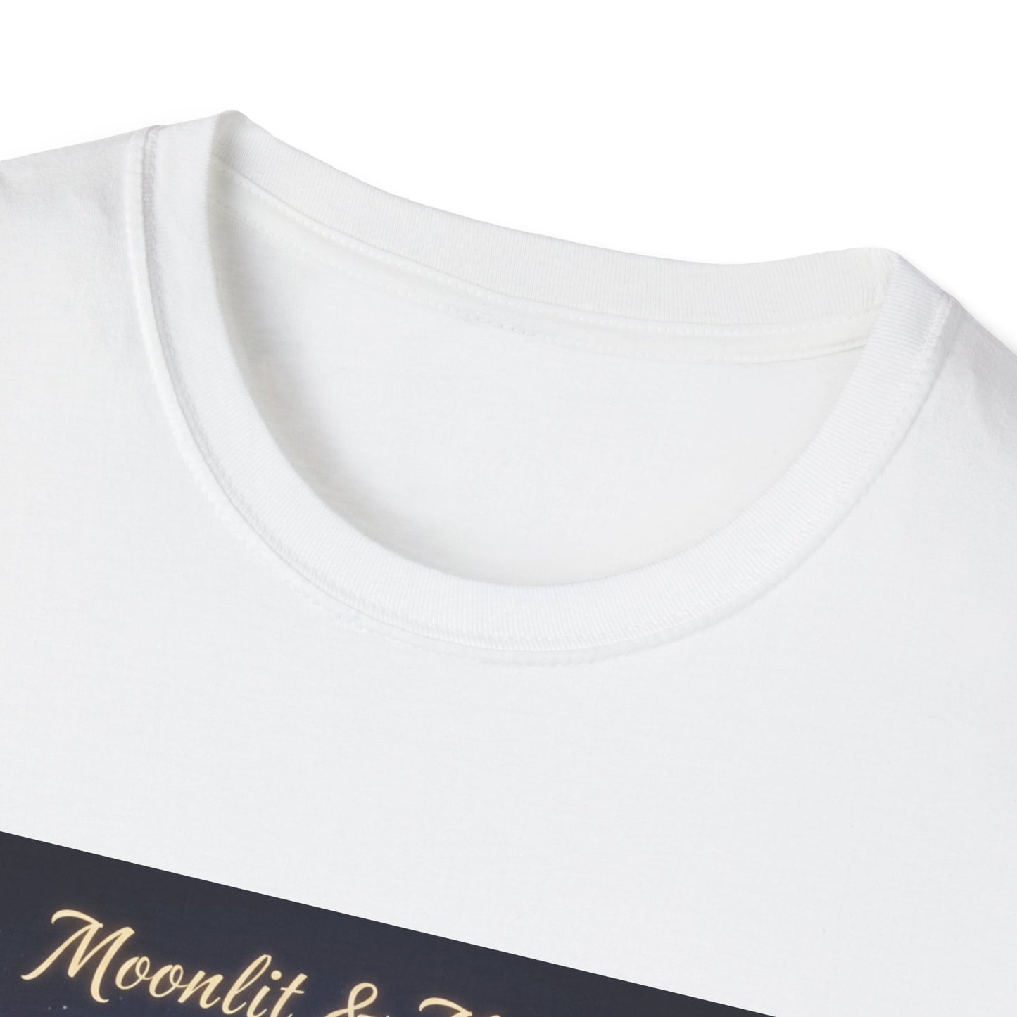 Moonlit & Magical Rabbit Unisex T-Shirt, Cute Rabbit Tee, Gift for Animal Lovers, Casual Wear, Nature Enthusiasts, Birthday Gift