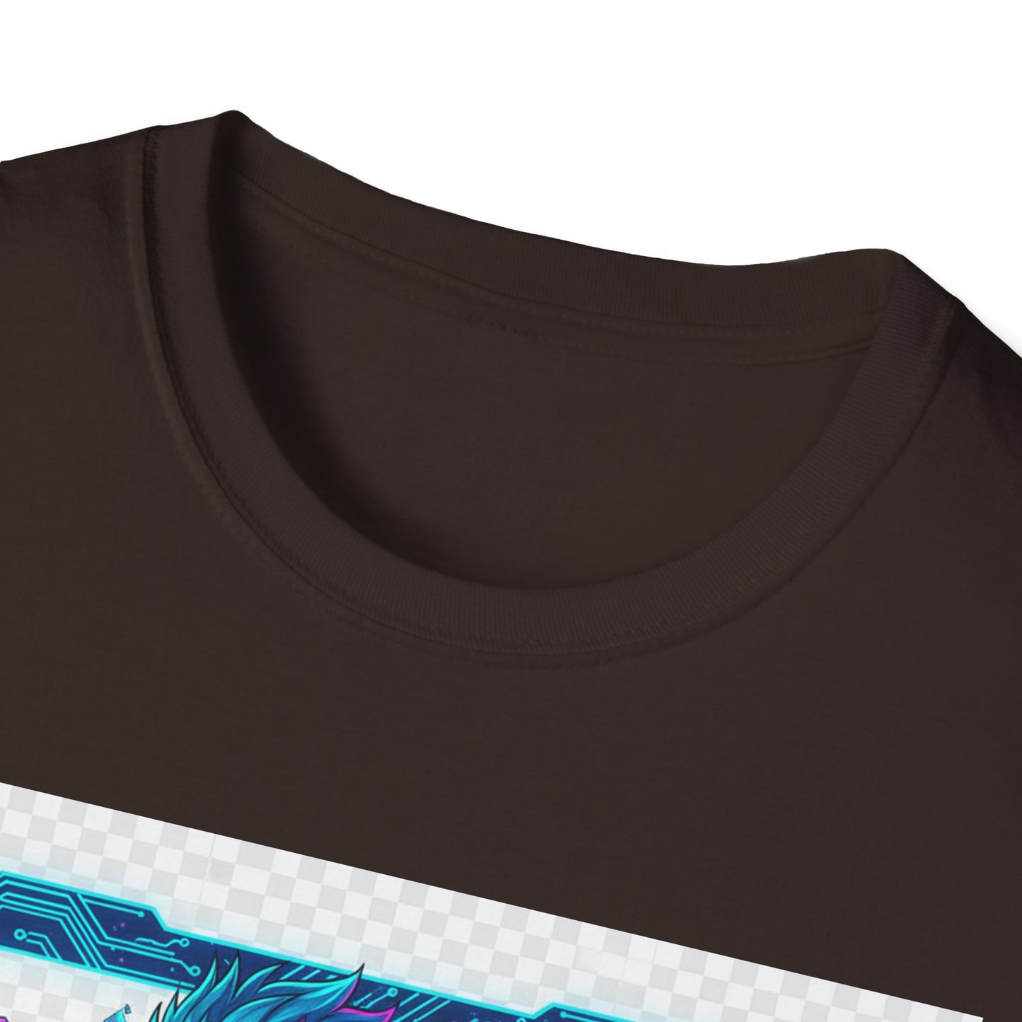 Cyberpunk Anime T-Shirt – ‘Running on Glitch Mode’ | Gamer Humor Tee, Neurospicy Pride Shirt, Otaku Streetwear Top