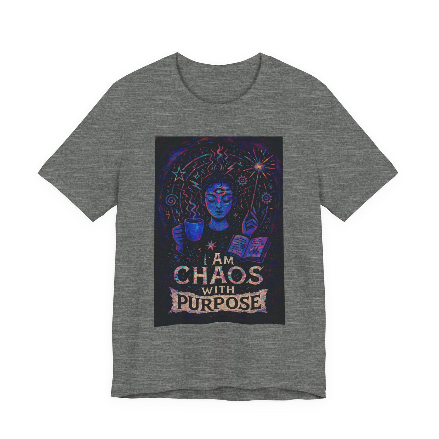 Unisex Chaos With Purpose Tee, Inspirational Shirt, Spiritual Apparel, Motivational Gift, Unique Graphic Tee