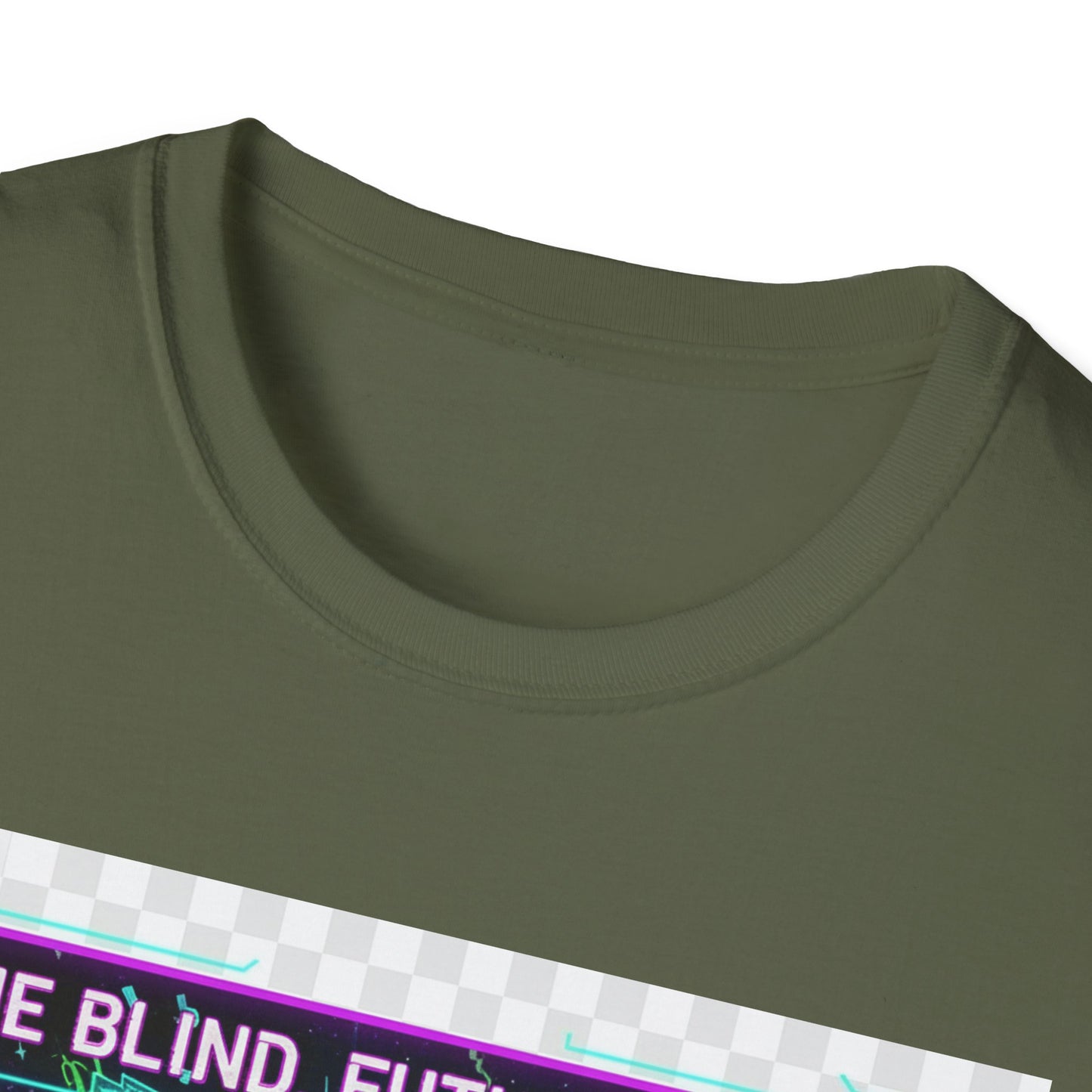 Cyberpunk Anime T-Shirt – ‘Time Blind Future Bright’ | Neurospicy Gamer Humor Tee, ADHD Pride Otaku Streetwear