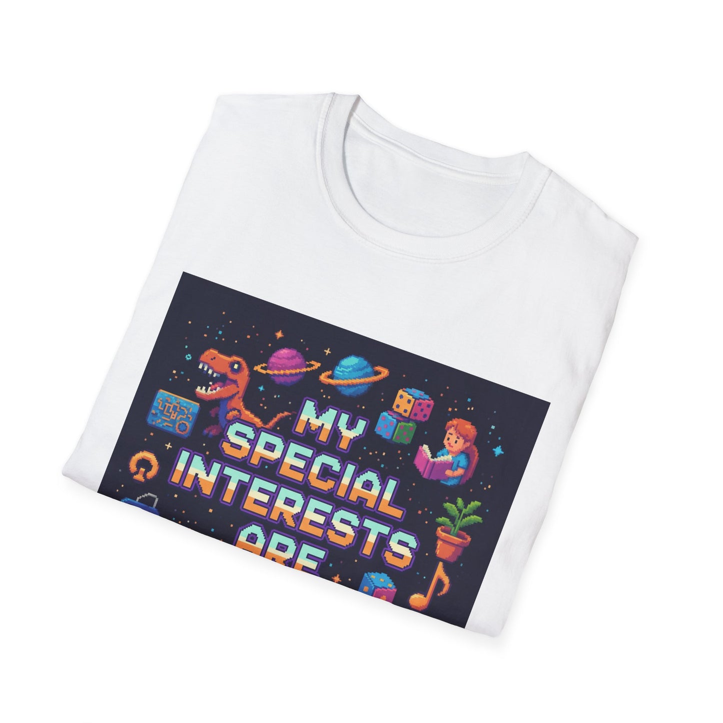 "My Special Interests Are Awesome" Autism-Inclusive T-Shirt – Sport Grey Unisex Tee