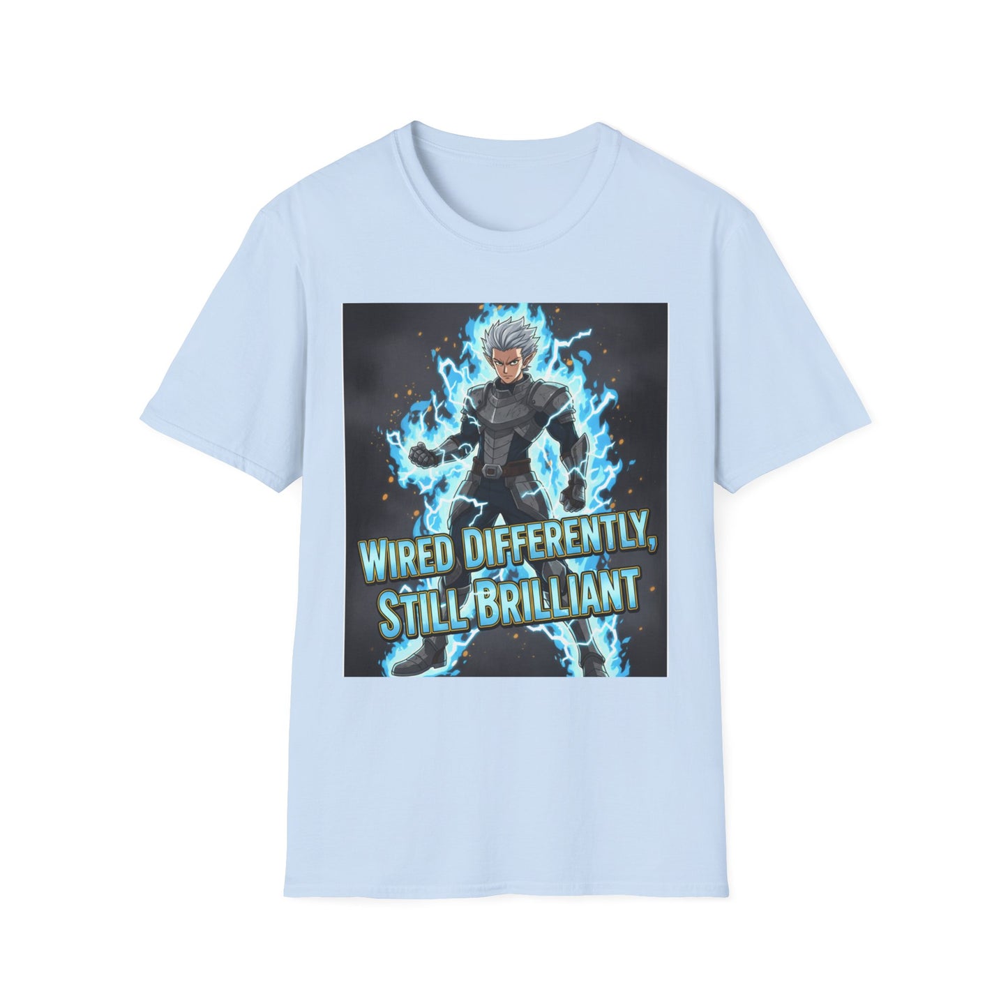 Wired Differently Lightning Pride Tee – ADHD/Autism