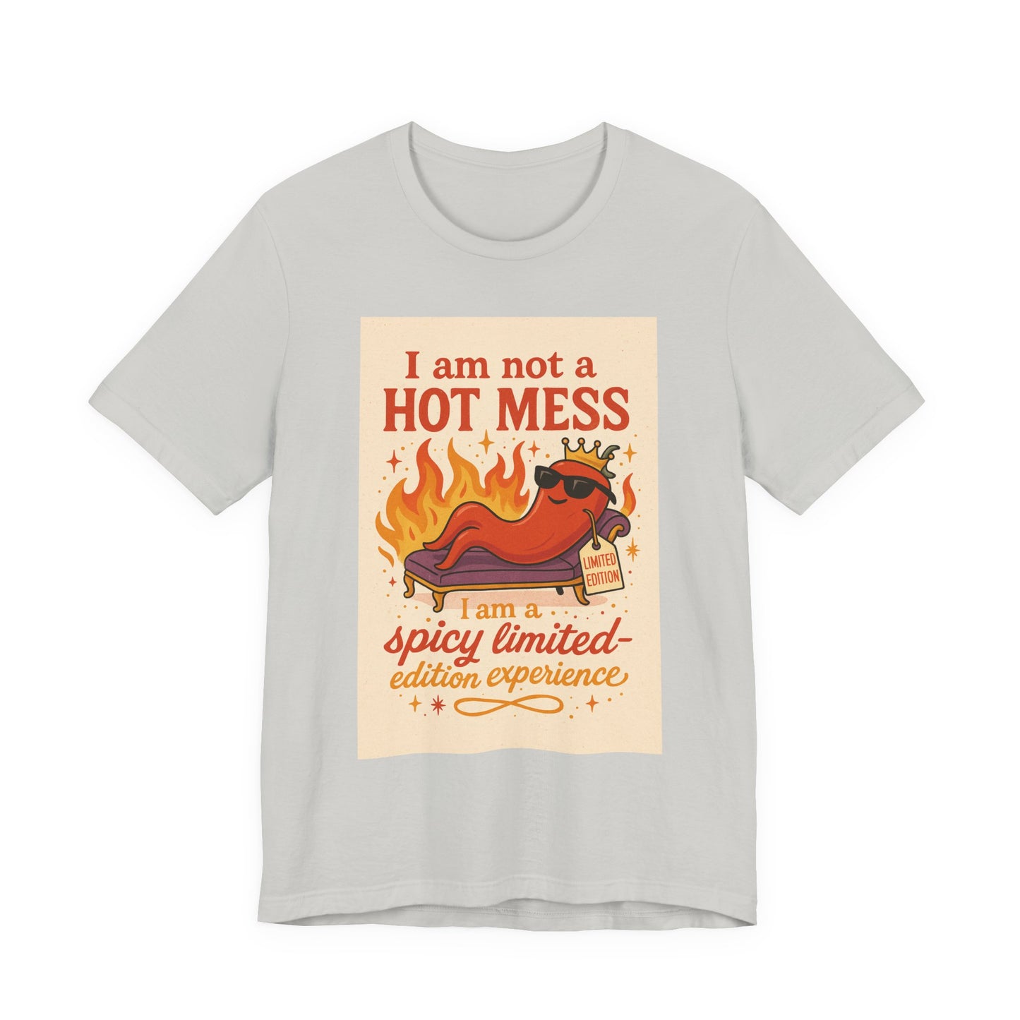 Spicy Limited-Edition Experience T-Shirt, Funny Tee, Gift for Foodies, Summer Wear, Unique Conversation Starter, Casual Style