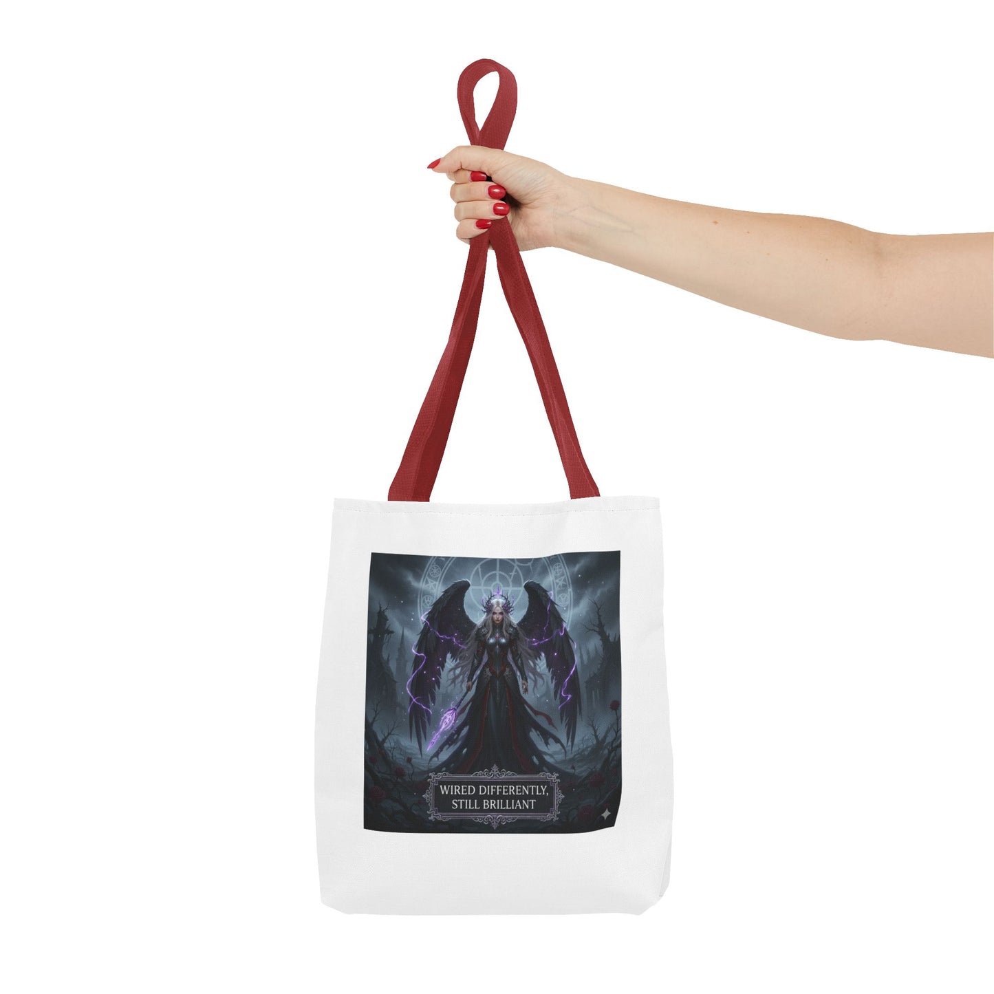 Wired Differently Still Brilliant Gothic Tote Bag | Dark Fantasy Pride