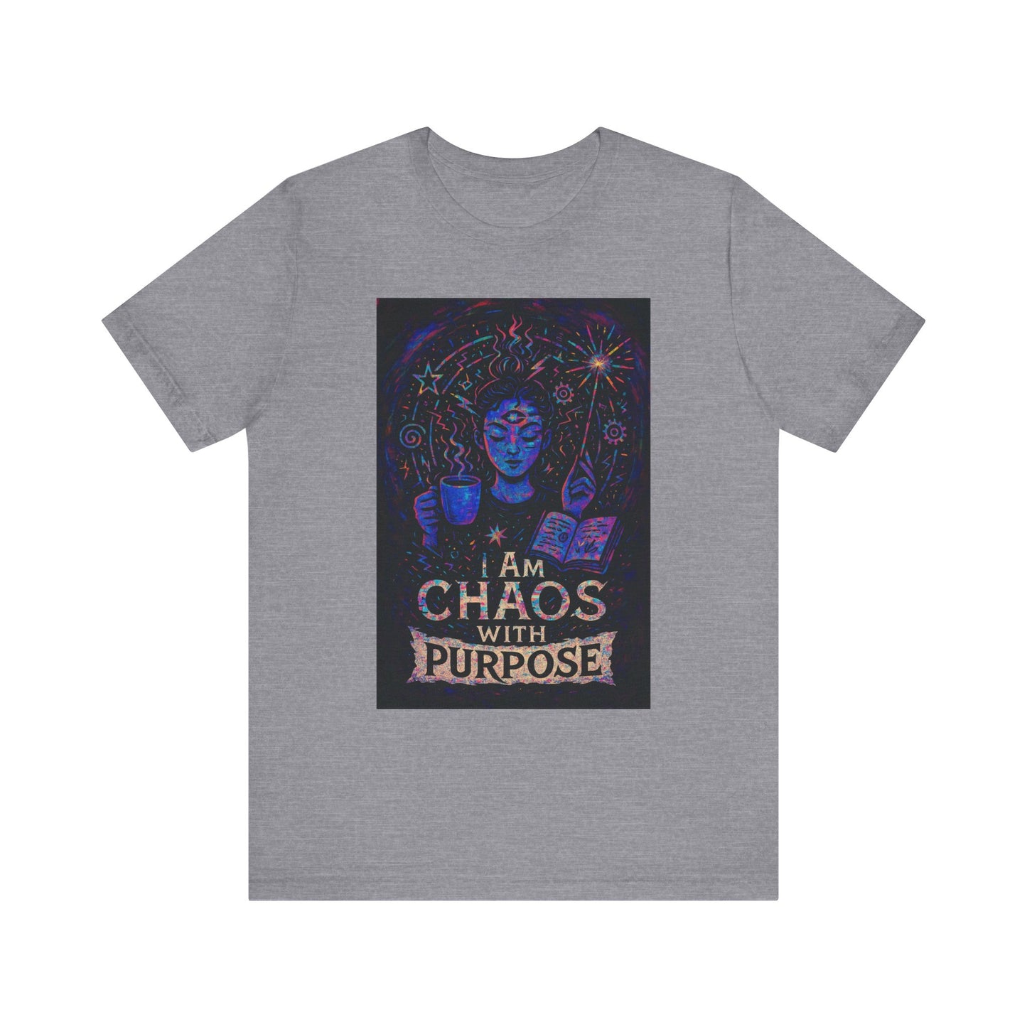 Unisex Chaos With Purpose Tee, Inspirational Shirt, Spiritual Apparel, Motivational Gift, Unique Graphic Tee