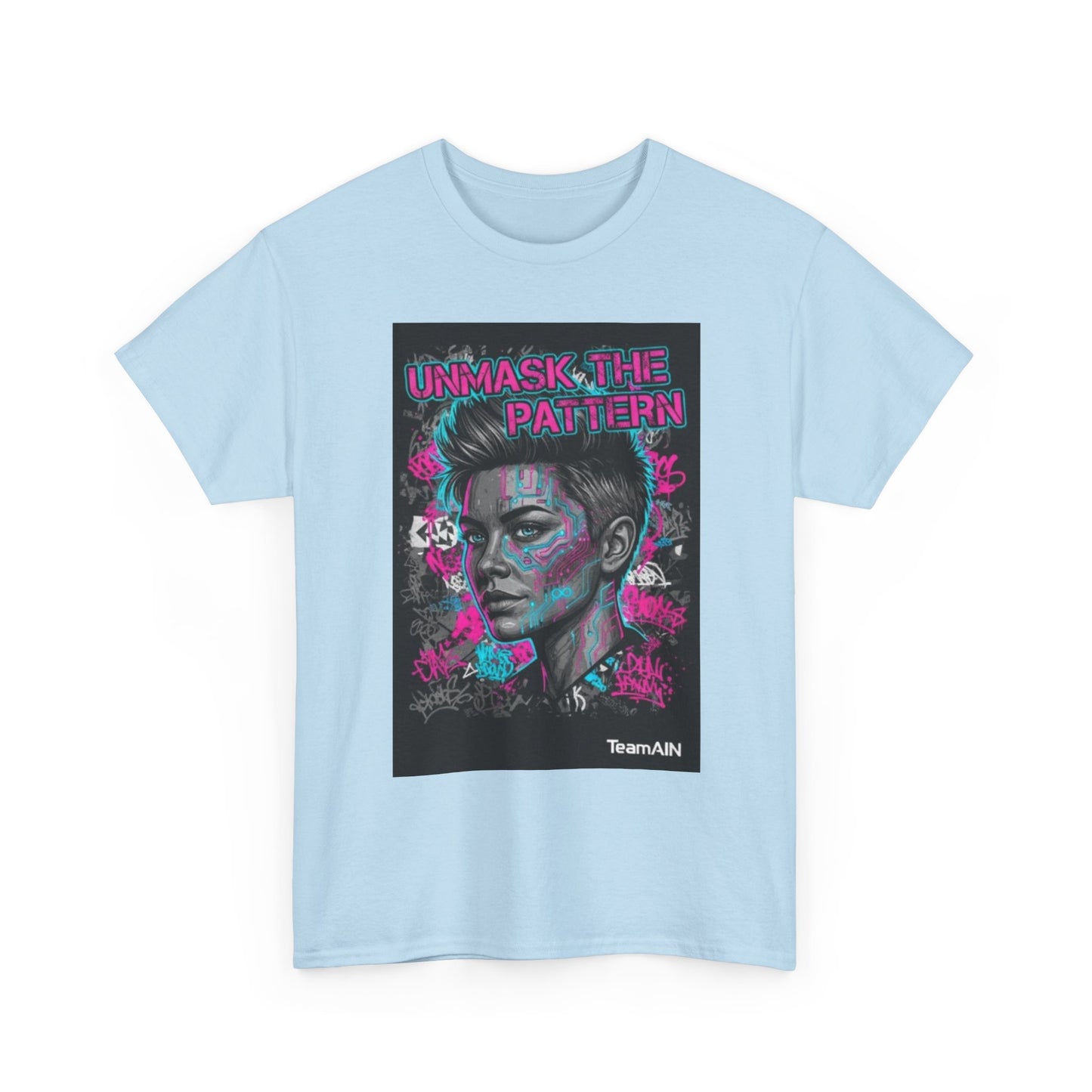 Unmask the Pattern Shirt | Glitch Streetwear for Neurodivergent Minds