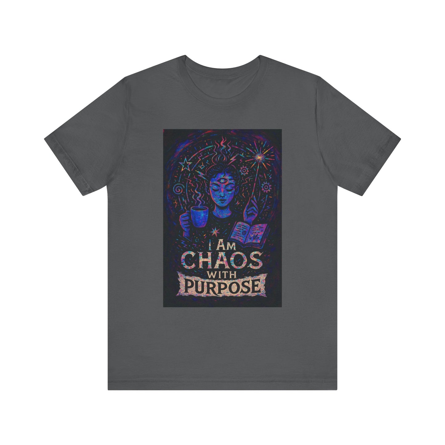 Unisex Chaos With Purpose Tee, Inspirational Shirt, Spiritual Apparel, Motivational Gift, Unique Graphic Tee
