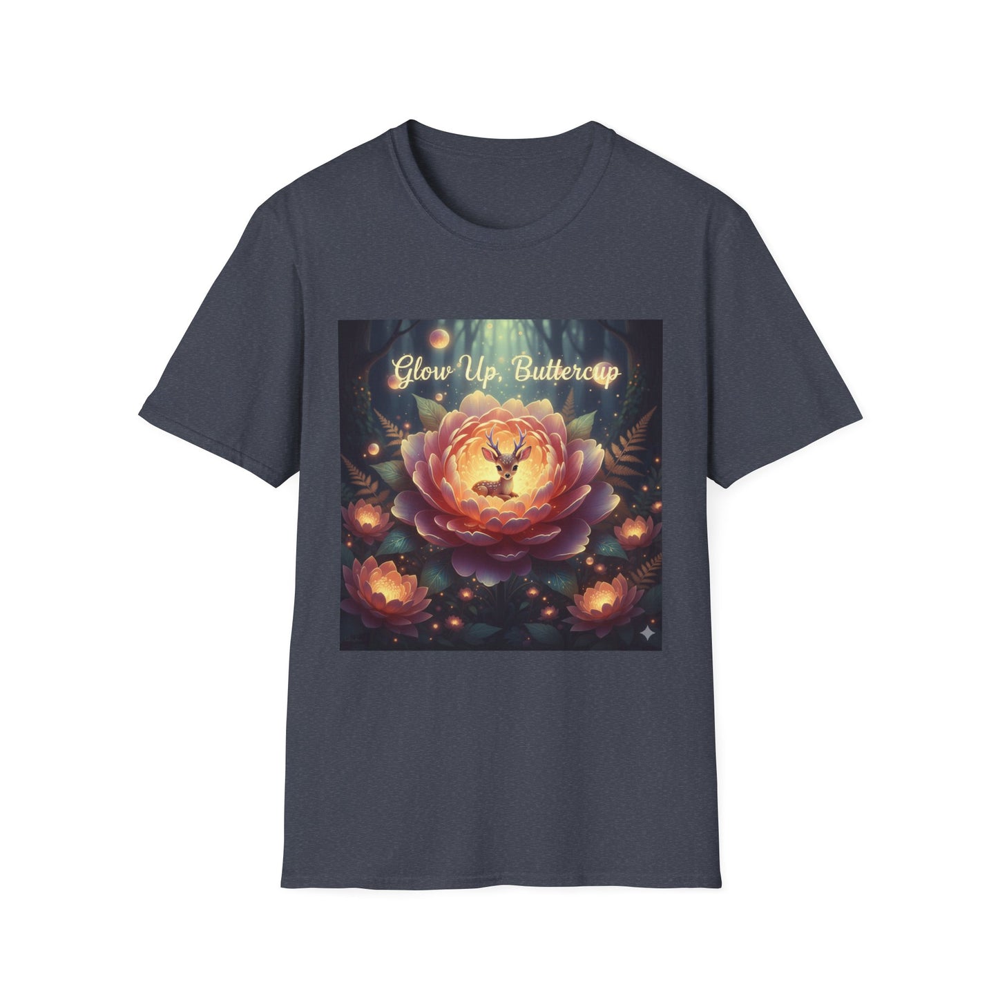 Cosmic Lotus T-Shirt – Mystical Galaxy Dreamcore Aesthetic