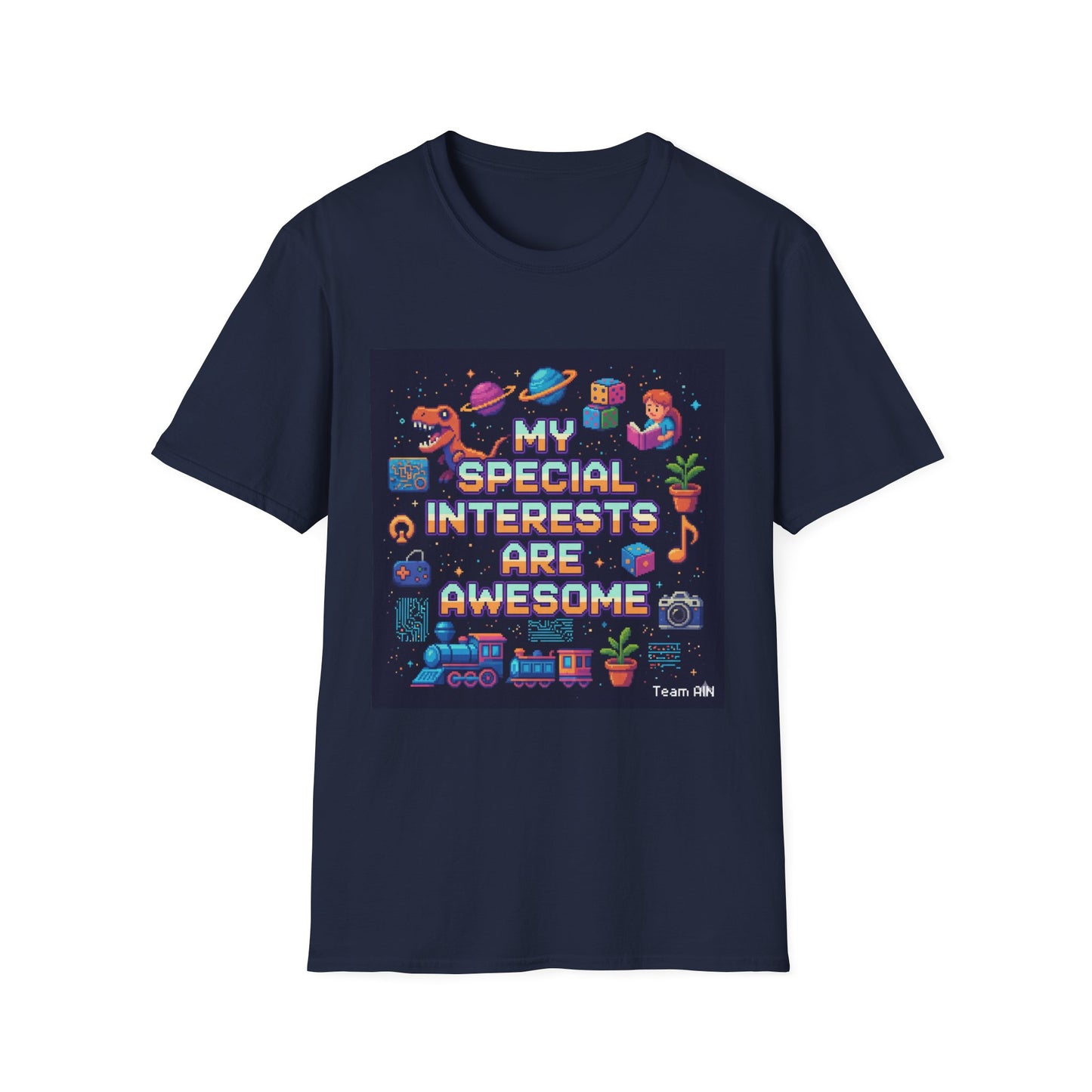 "My Special Interests Are Awesome" Autism-Inclusive T-Shirt – Sport Grey Unisex Tee
