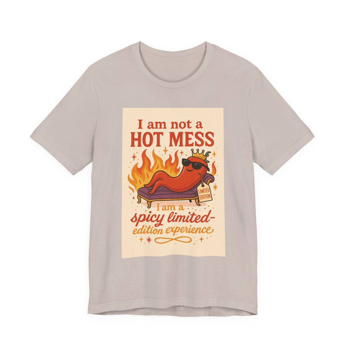 Spicy Limited-Edition Experience T-Shirt, Funny Tee, Gift for Foodies, Summer Wear, Unique Conversation Starter, Casual Style