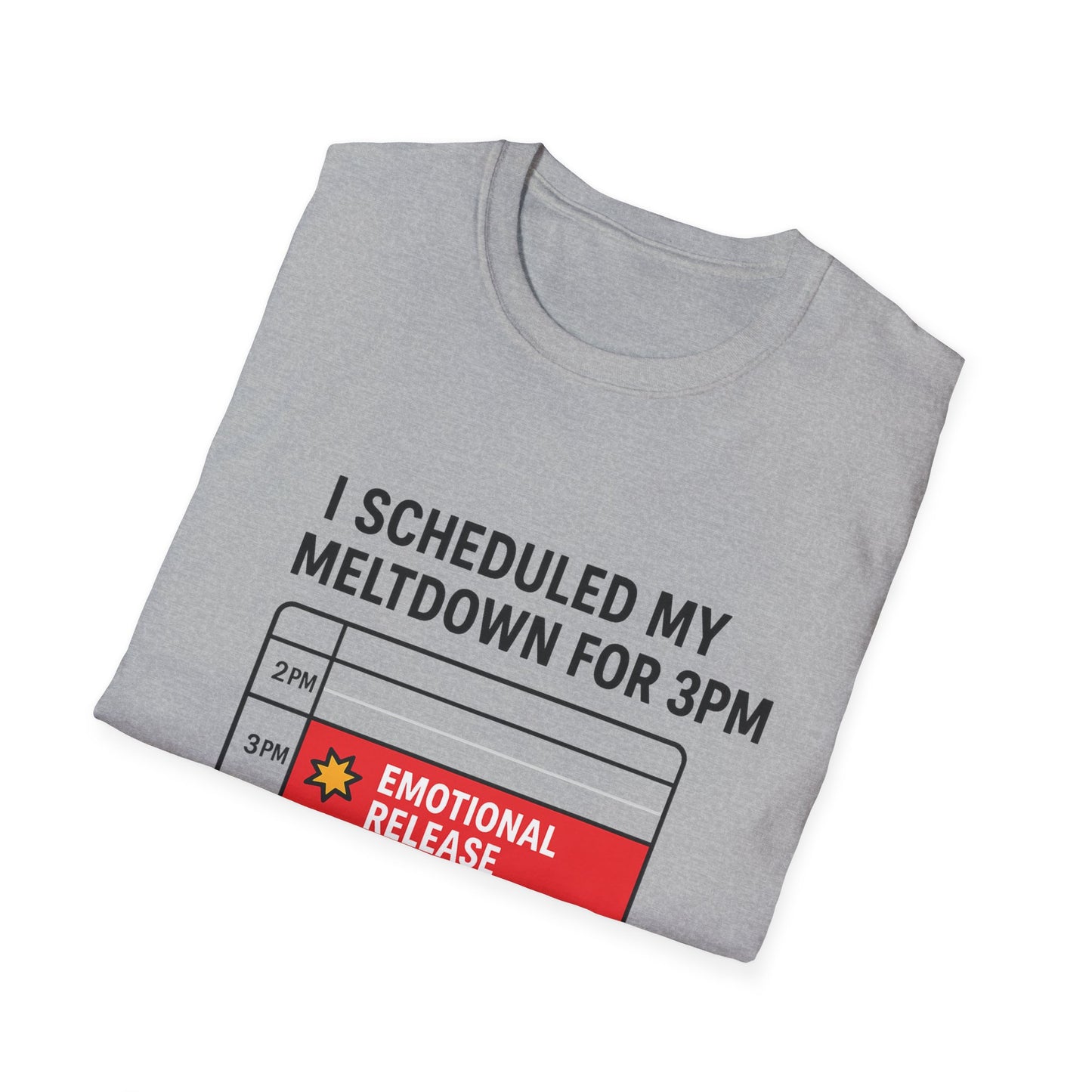 Funny Emotional Release T-Shirt, Unisex Humor Shirt, Meeting Joke Tee, Gift for Office Workers, Casual Wear, Stress Relief Apparel