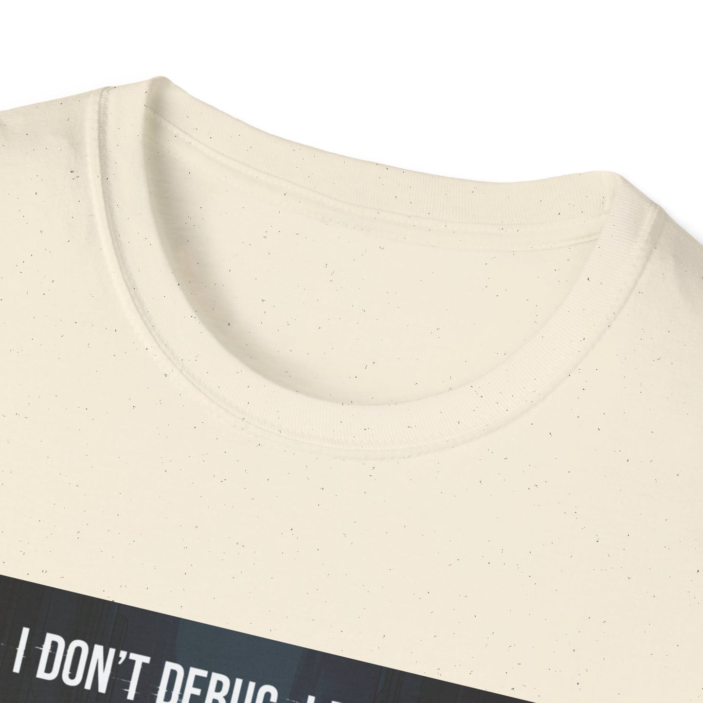 Cyberpunk Hacker T-Shirt – “I Don’t Debug, I Destroy” | Futuristic Coding Streetwear