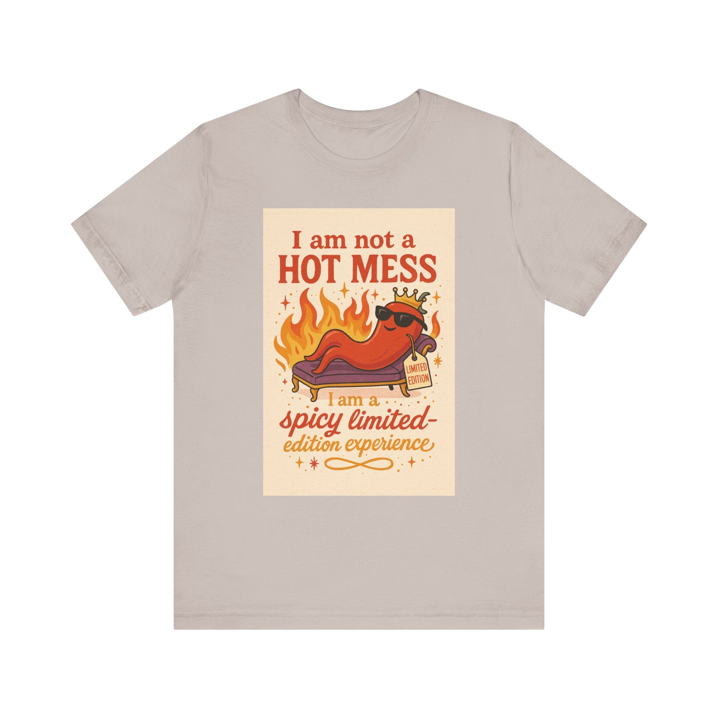 Spicy Limited-Edition Experience T-Shirt, Funny Tee, Gift for Foodies, Summer Wear, Unique Conversation Starter, Casual Style