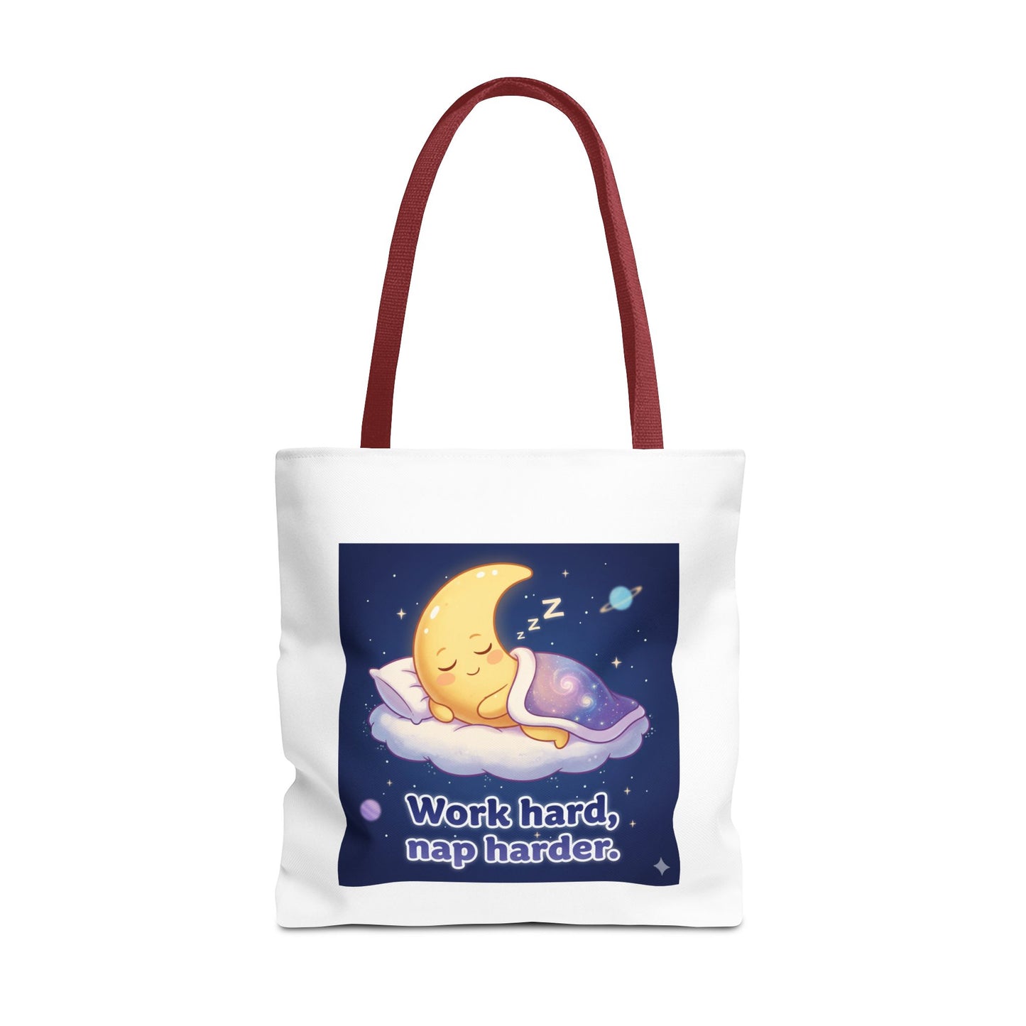 Whimsical Tote Bag Featuring 'Work Hard, Nap Harder' Design | Ideal for Students, Busy Moms, and Gift Giving | Perfect for Everyday, [...]