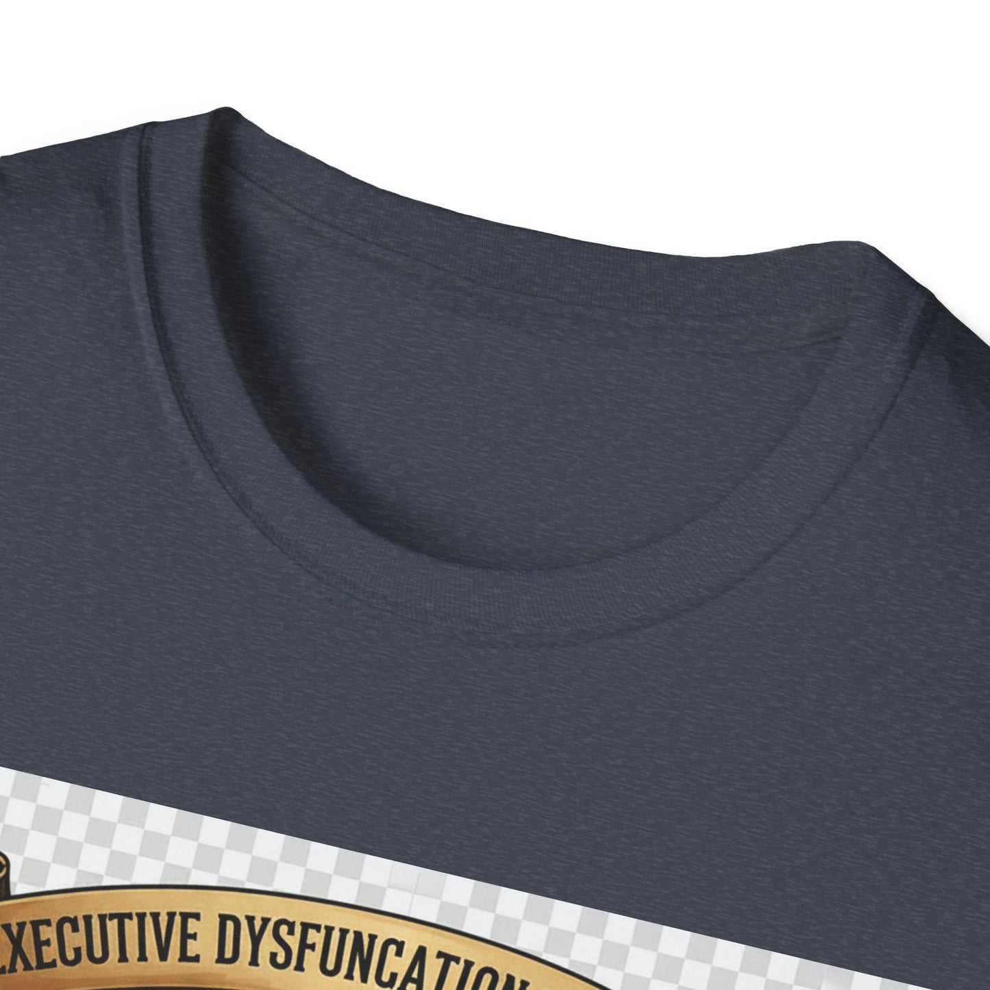 Executive Dysfunction University T-Shirt | Anime Overthinker’s Guild Tee, ADHD Humor Shirt, Otaku Academia Pride Top