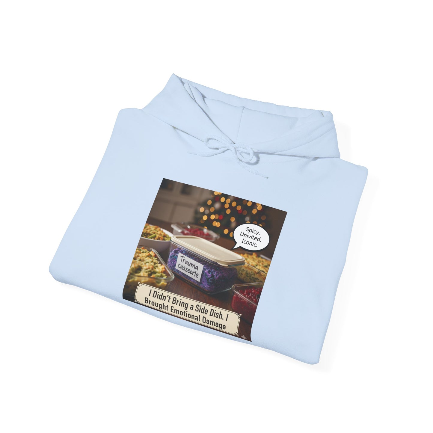 Humorous Holiday Sweatshirt, Funny Christmas Gift, Cozy Hoodie for Friends, Unisex Hoodie for Events, Quirky Sweater for Winter