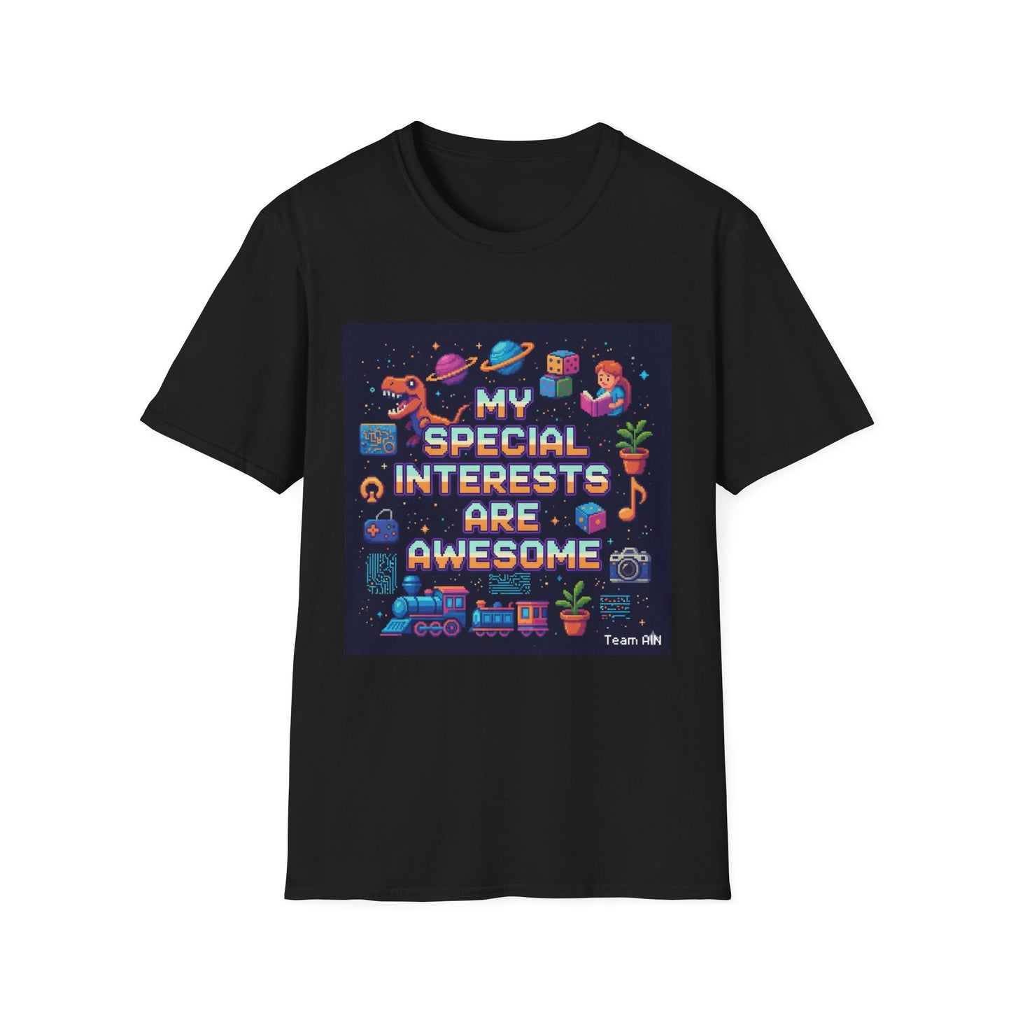 "My Special Interests Are Awesome" Autism-Inclusive T-Shirt – Sport Grey Unisex Tee