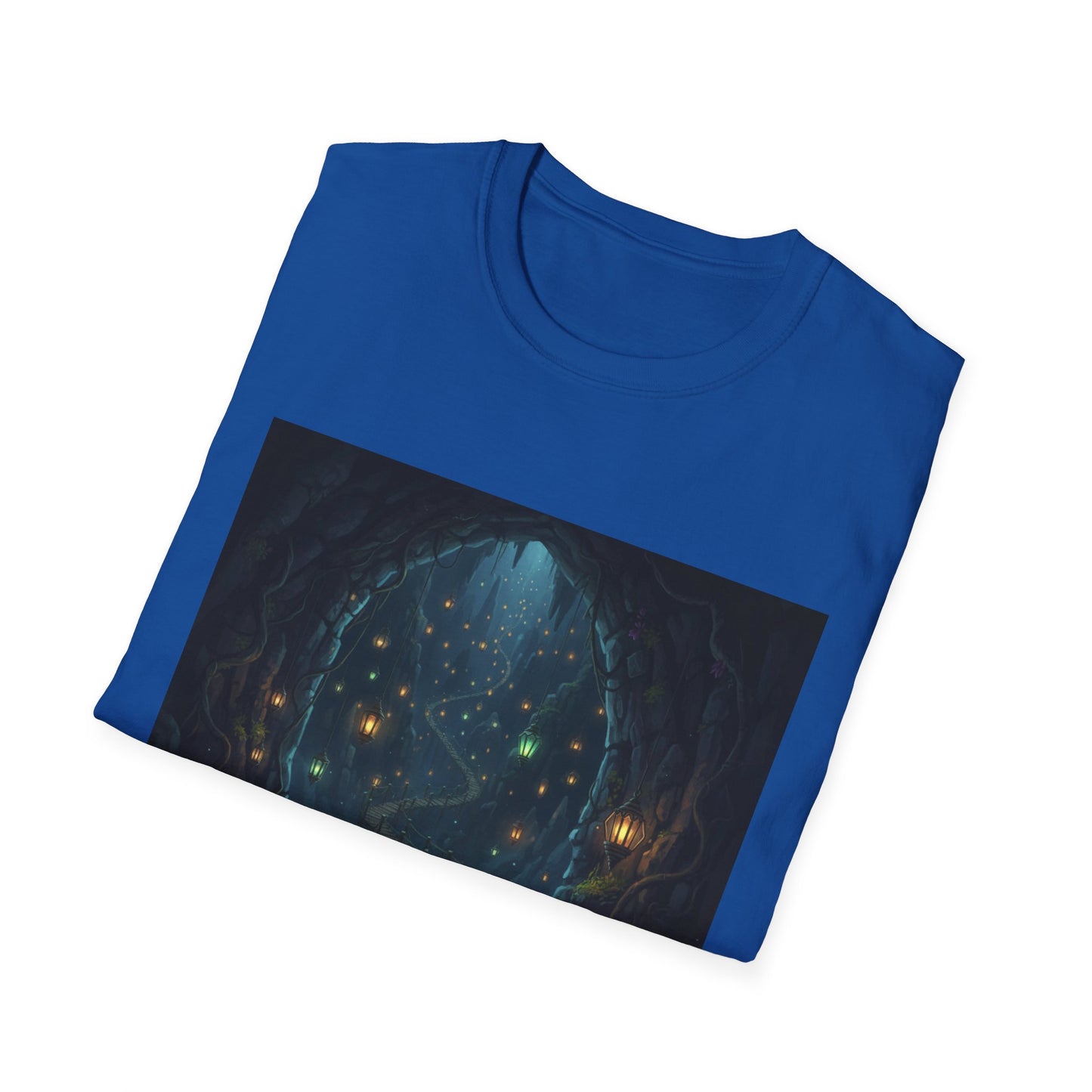 Magical Forest Adventure T-Shirt - Enchanted Glow, Perfect Gift for Nature Lovers, Starry Night Design, Casual Wear, Unisex Tee