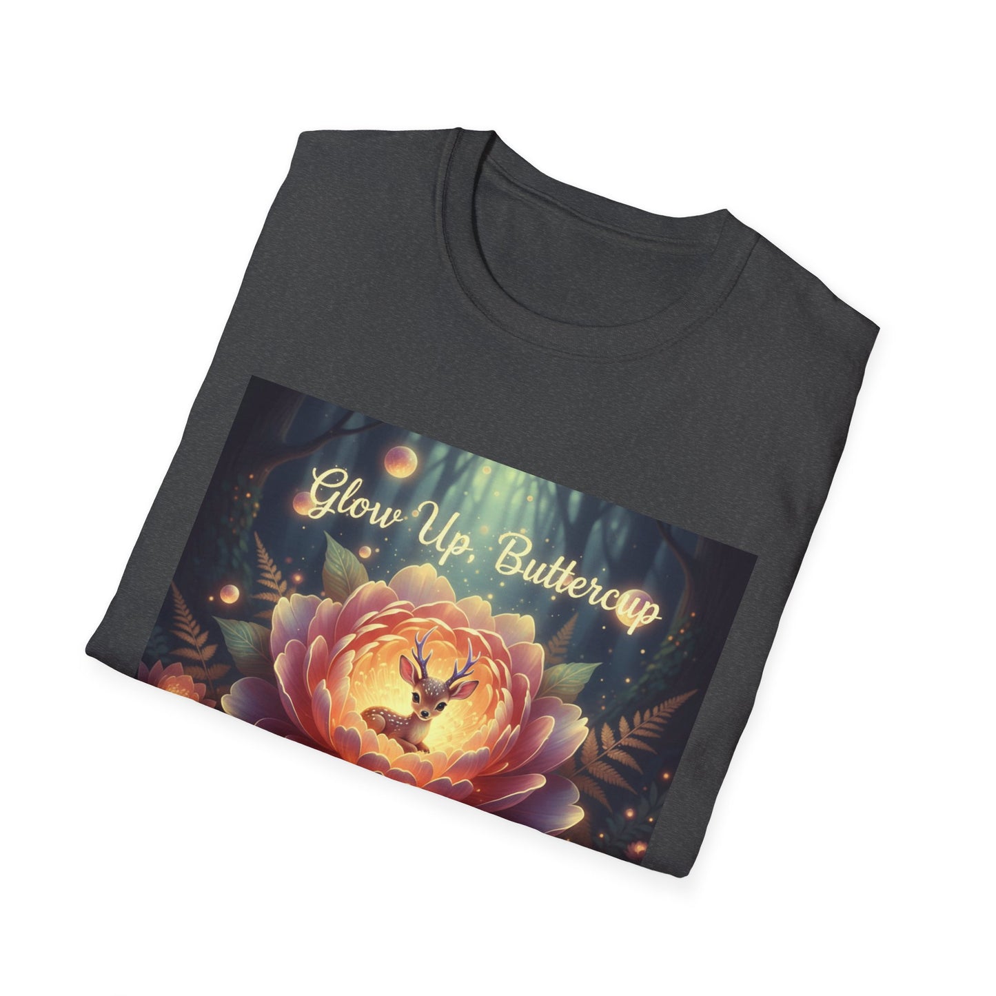 Cosmic Lotus T-Shirt – Mystical Galaxy Dreamcore Aesthetic