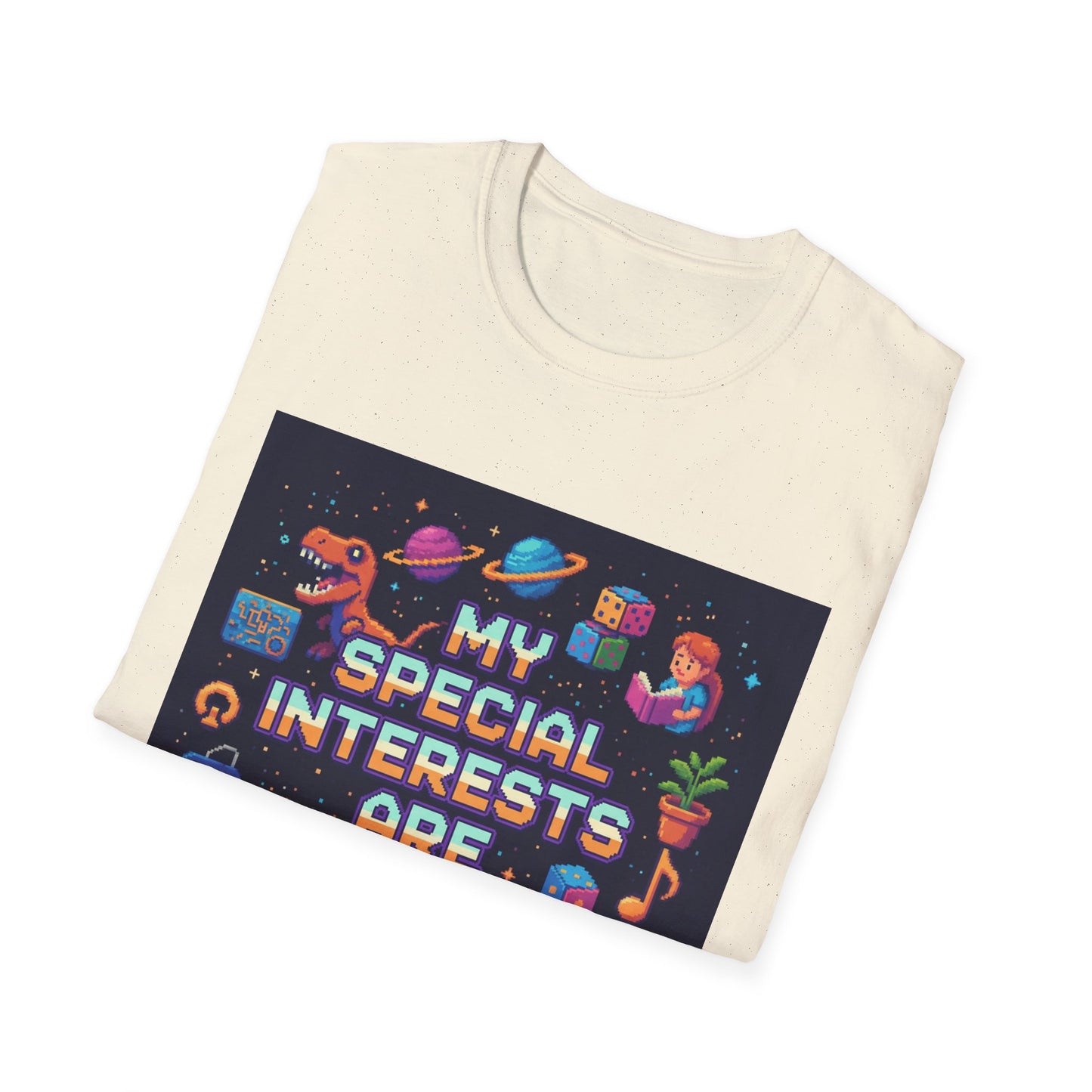 "My Special Interests Are Awesome" Autism-Inclusive T-Shirt – Sport Grey Unisex Tee