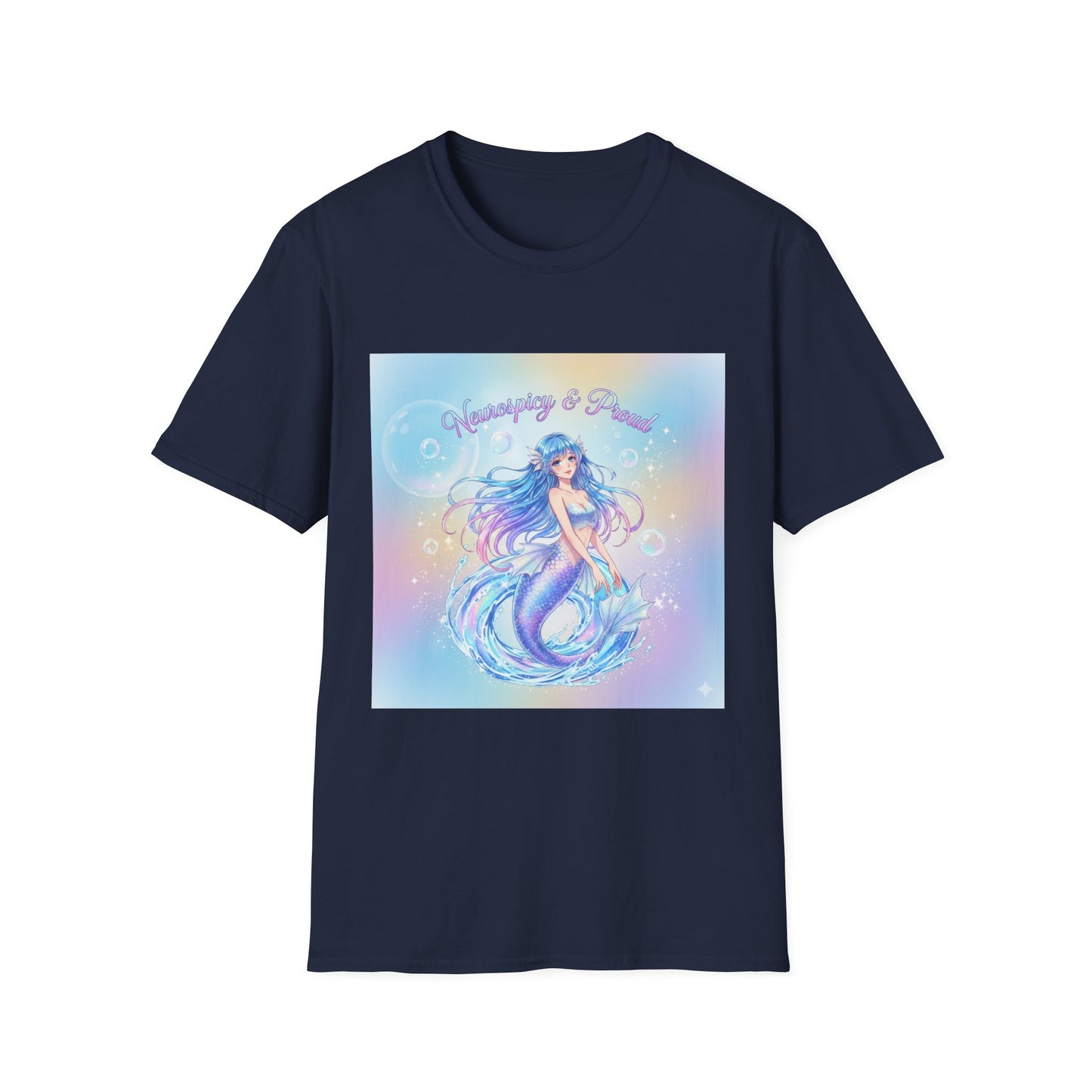 Pastel Mermaid T-Shirt – Kawaii Ocean Fantasy Aesthetic