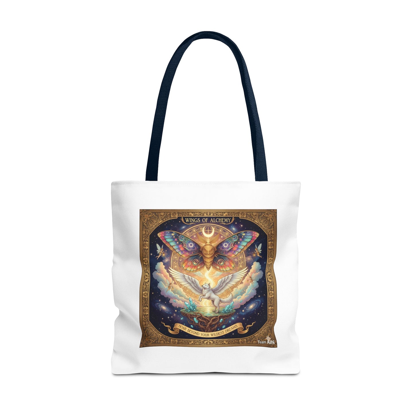 Mystical Butterfly Tote Bag, Bohemian Canvas Bag, Eco-Friendly Shopping Tote, Gypsy Gift, Art Print Bag, Festival Accessory