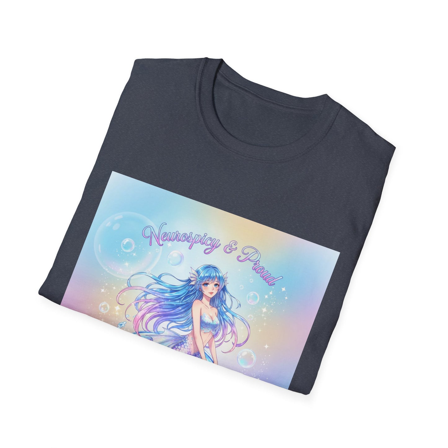 Pastel Mermaid T-Shirt – Kawaii Ocean Fantasy Aesthetic