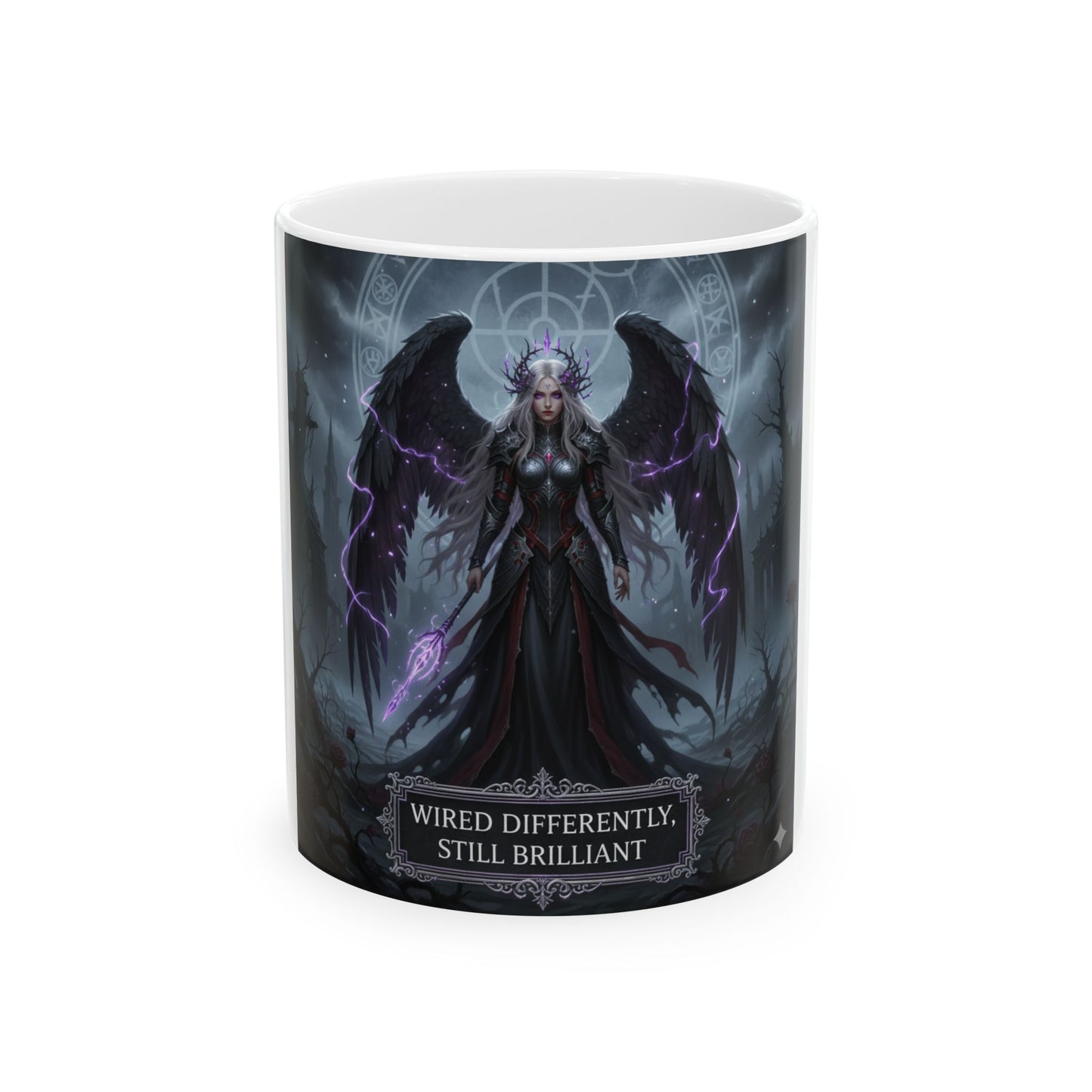 Dark Angel Mug – Gothic Fantasy Coffee Cup