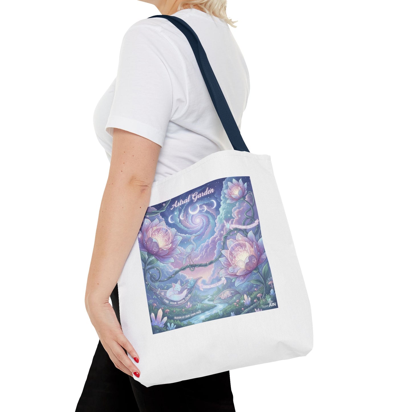 Artful Garden Tote Bag - Perfect for Art Lovers, Eco-Friendly Gift, Floral Design, Everyday Use, Beach Bag, Shopping Tote