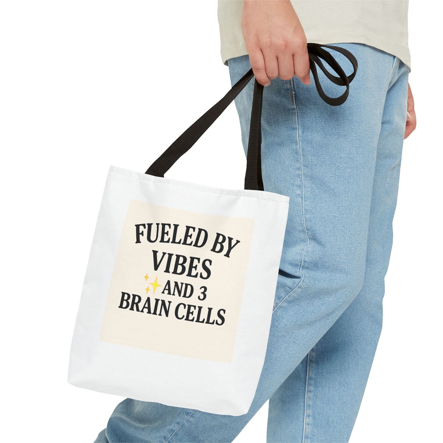 Vibes Tote Bag - Fuel Your Day with Style | Gift for Friends, Casual Days, Eco-Friendly, Shopping, Beach