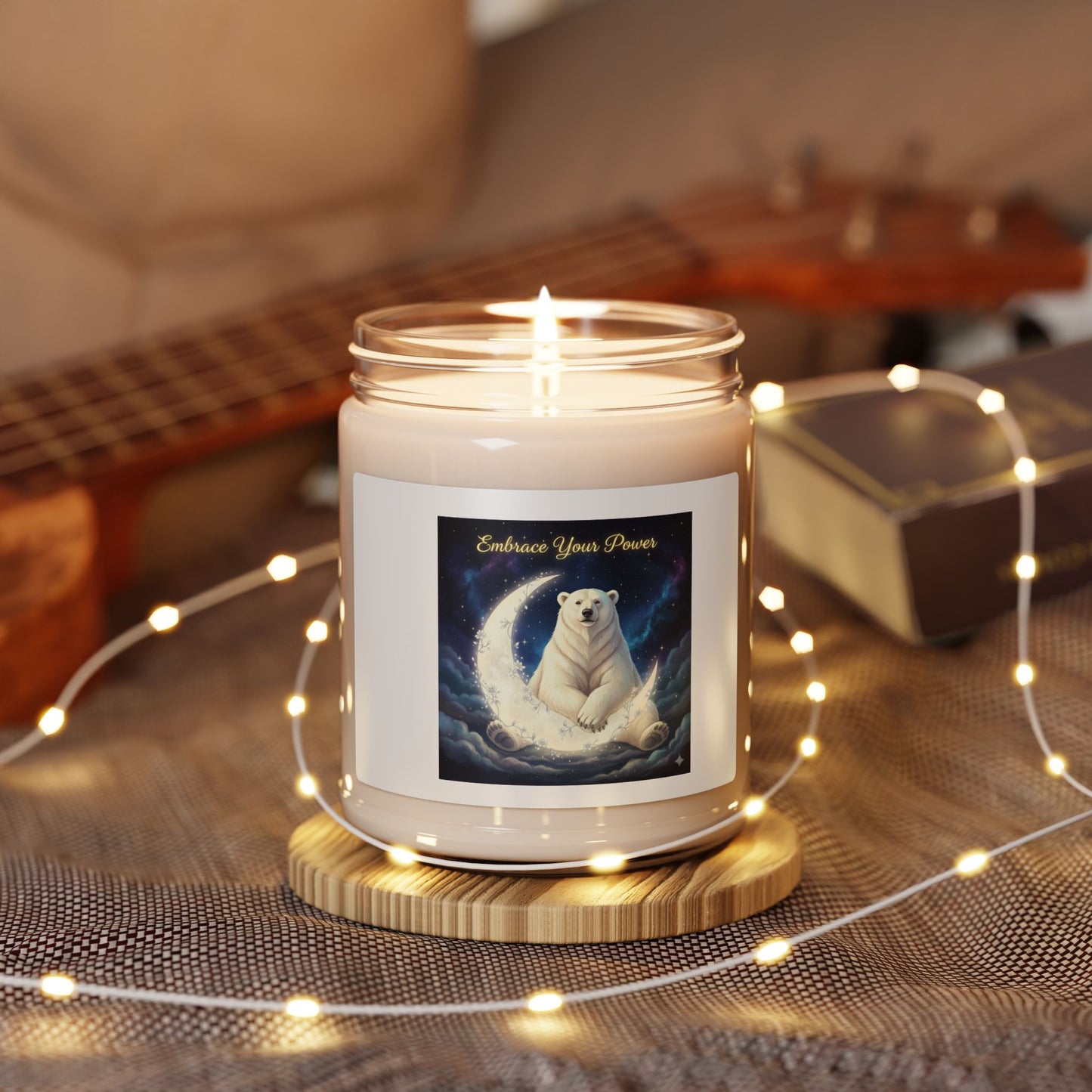 Embrace Your Power Scented Soy Candle, Cozy Home Decor, Relaxation Gift, Meditation Candle, Gift for Her, 9oz Candle