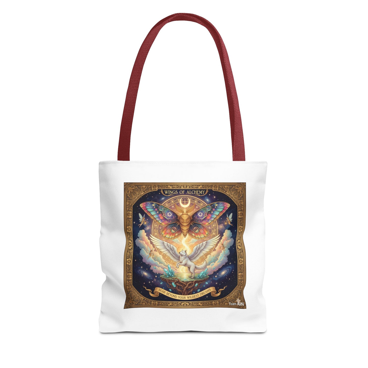 Mystical Butterfly Tote Bag, Bohemian Canvas Bag, Eco-Friendly Shopping Tote, Gypsy Gift, Art Print Bag, Festival Accessory