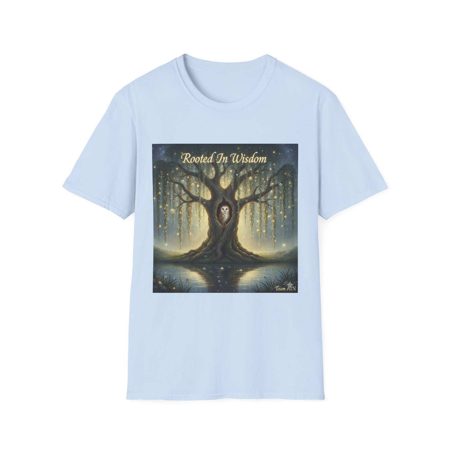 Rooted in Wisdom Tree T-Shirt, Inspiring Tee, Unisex Gift, Tree of Life Shirt, Nature Lover Apparel, Spiritual Clothing