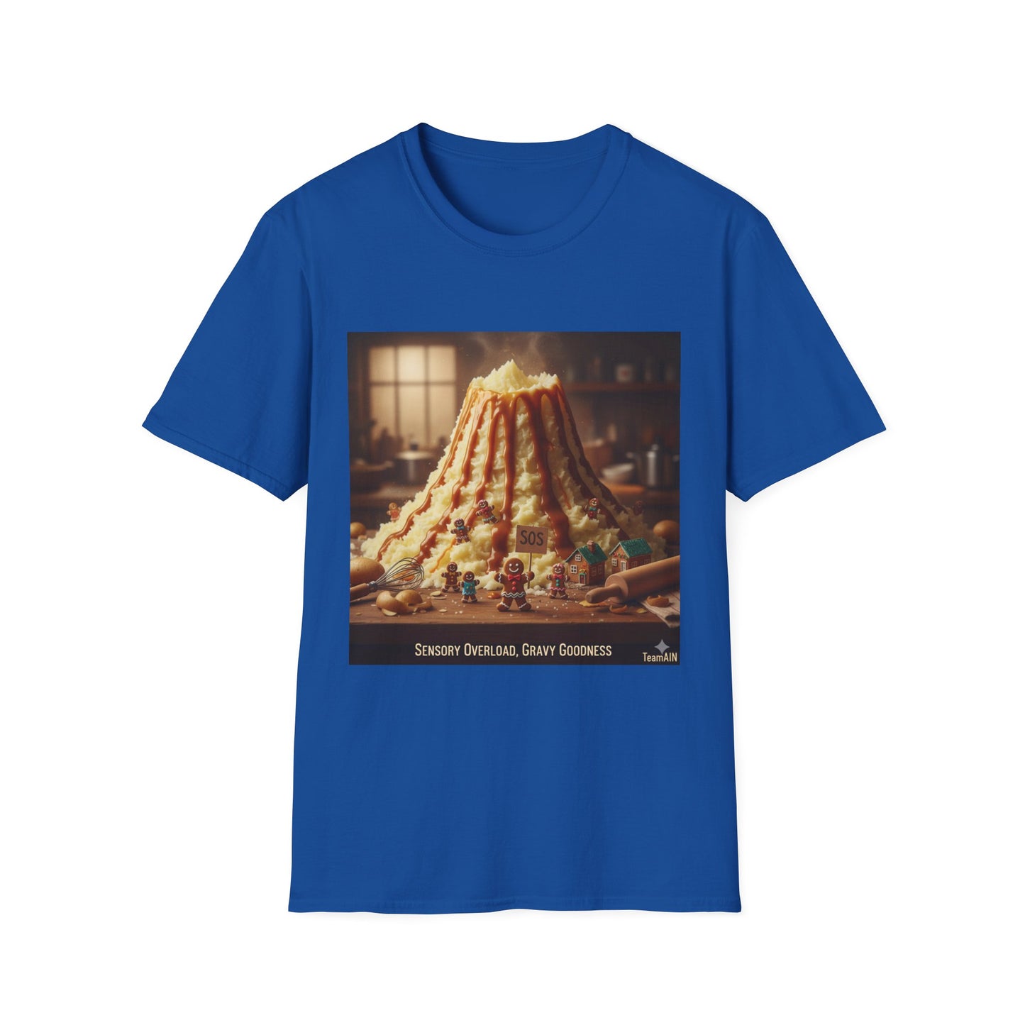 Sensory Overload T-Shirt – Gravy Volcano Funny Neurodivergent Tee